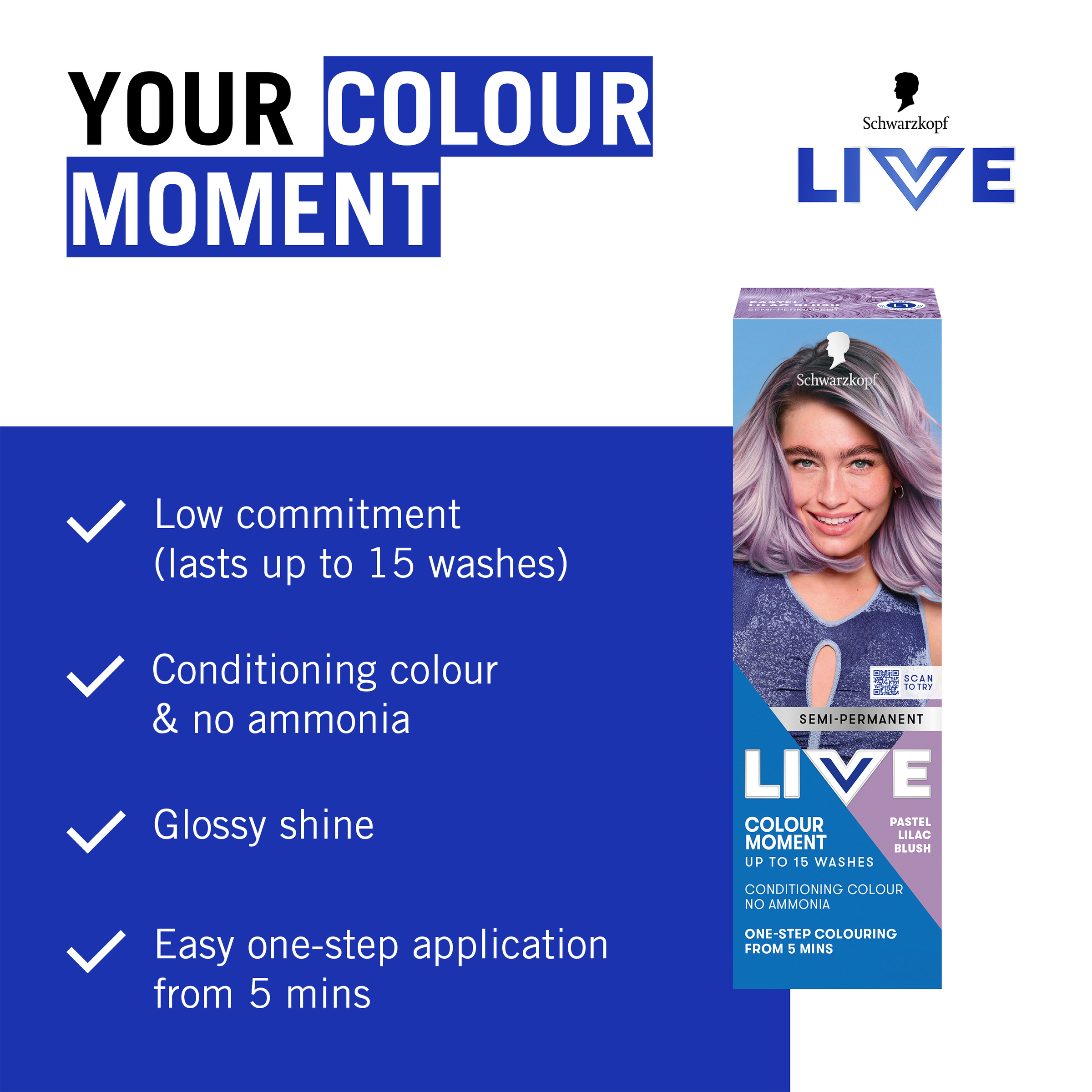 Schwarzkopf Live Colour Pastels Lilac Blush 75ml - Image 11