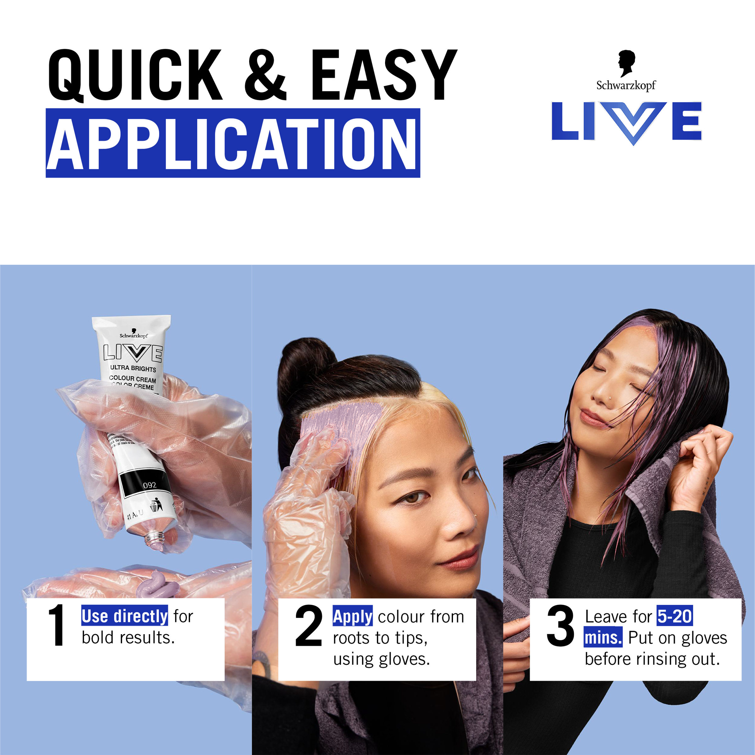Schwarzkopf Live Colour Pastels Lilac Blush 75ml - Image 13