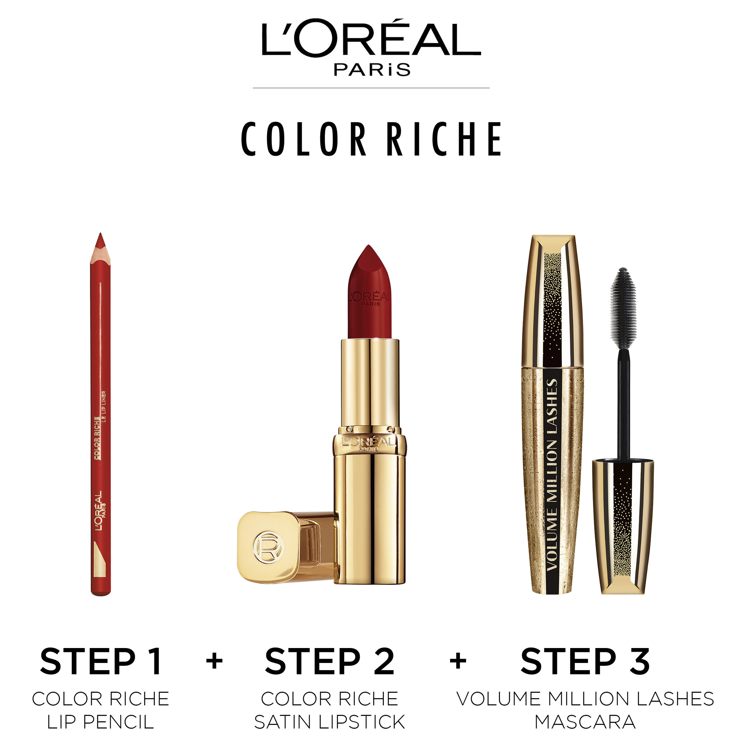 L'Oreal Paris Color Riche Satin Lipstick 214 Violet Saturne 1 each - Image 2