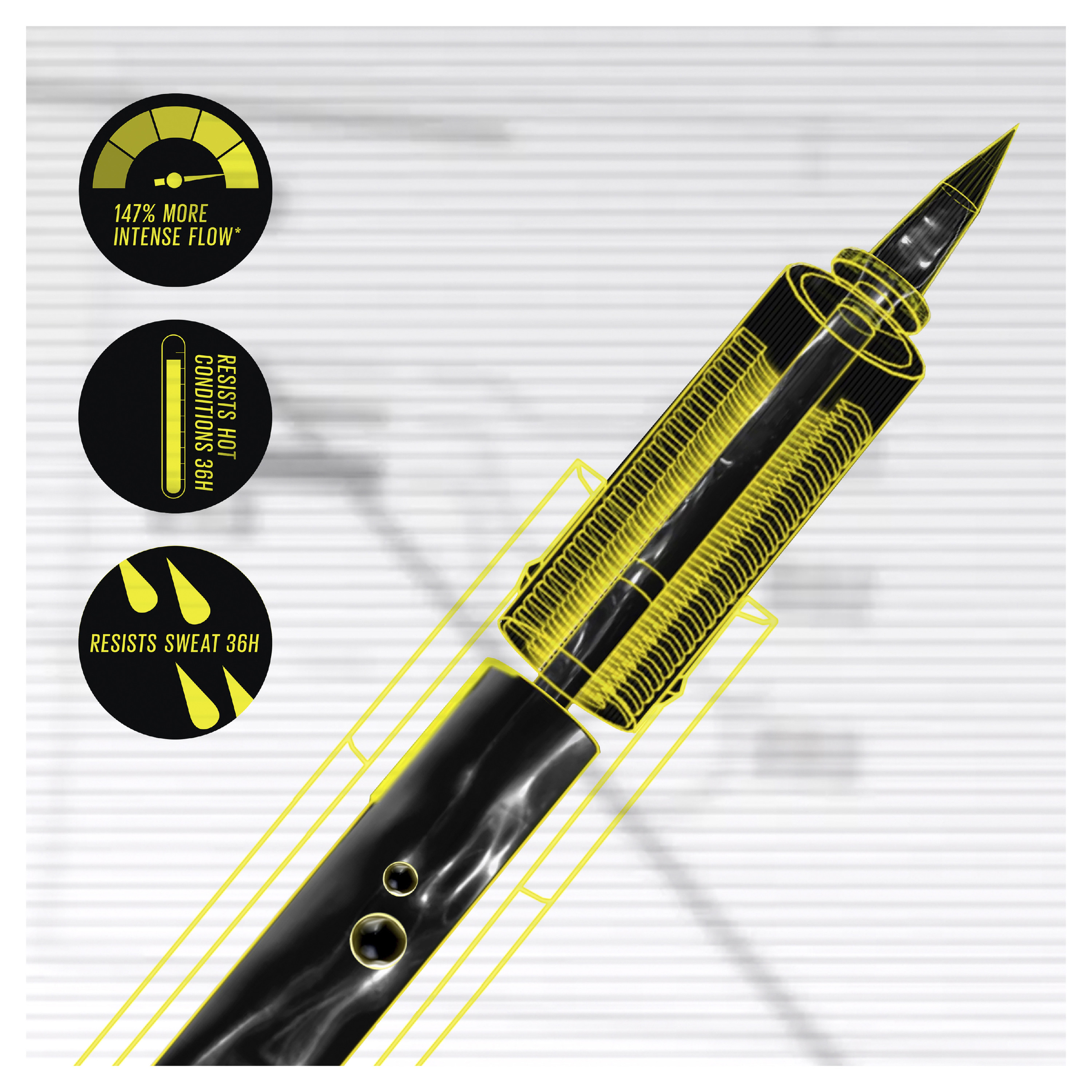 Maybelline Hypersharp Extreme Ink Eyeliner Brown 1 each - Image 6
