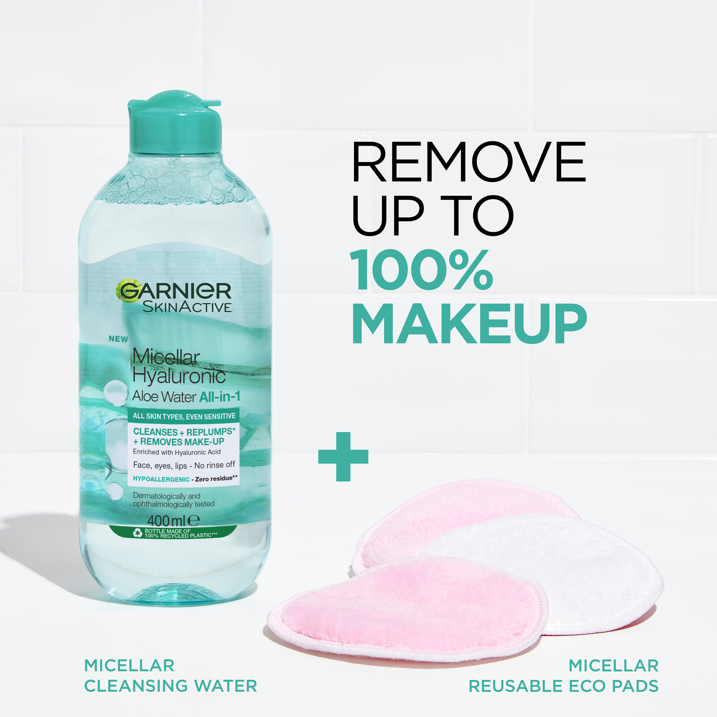 Garnier Hyaluronic Aloe Micellar Water 400ml - Image 3