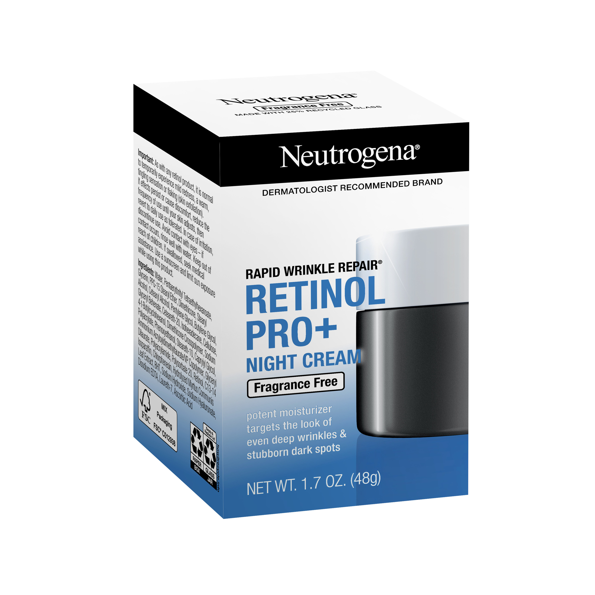 Neutrogena Rapid Wrinkle Repair Pro+ Night Cream 48g - Image 5