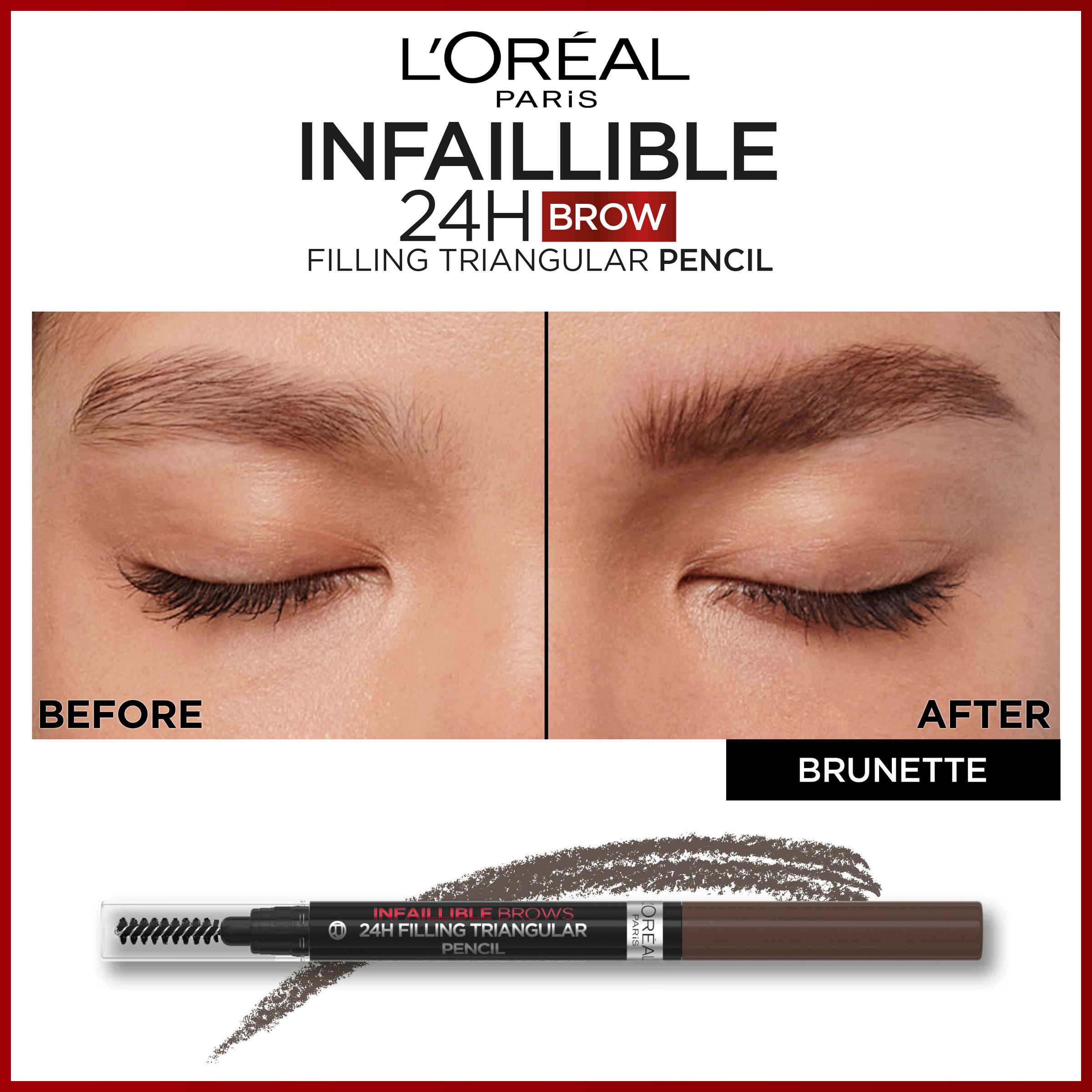 L'Oreal Paris Infallable Brow Xpert 3.0 Brunette 1 each - Image 5
