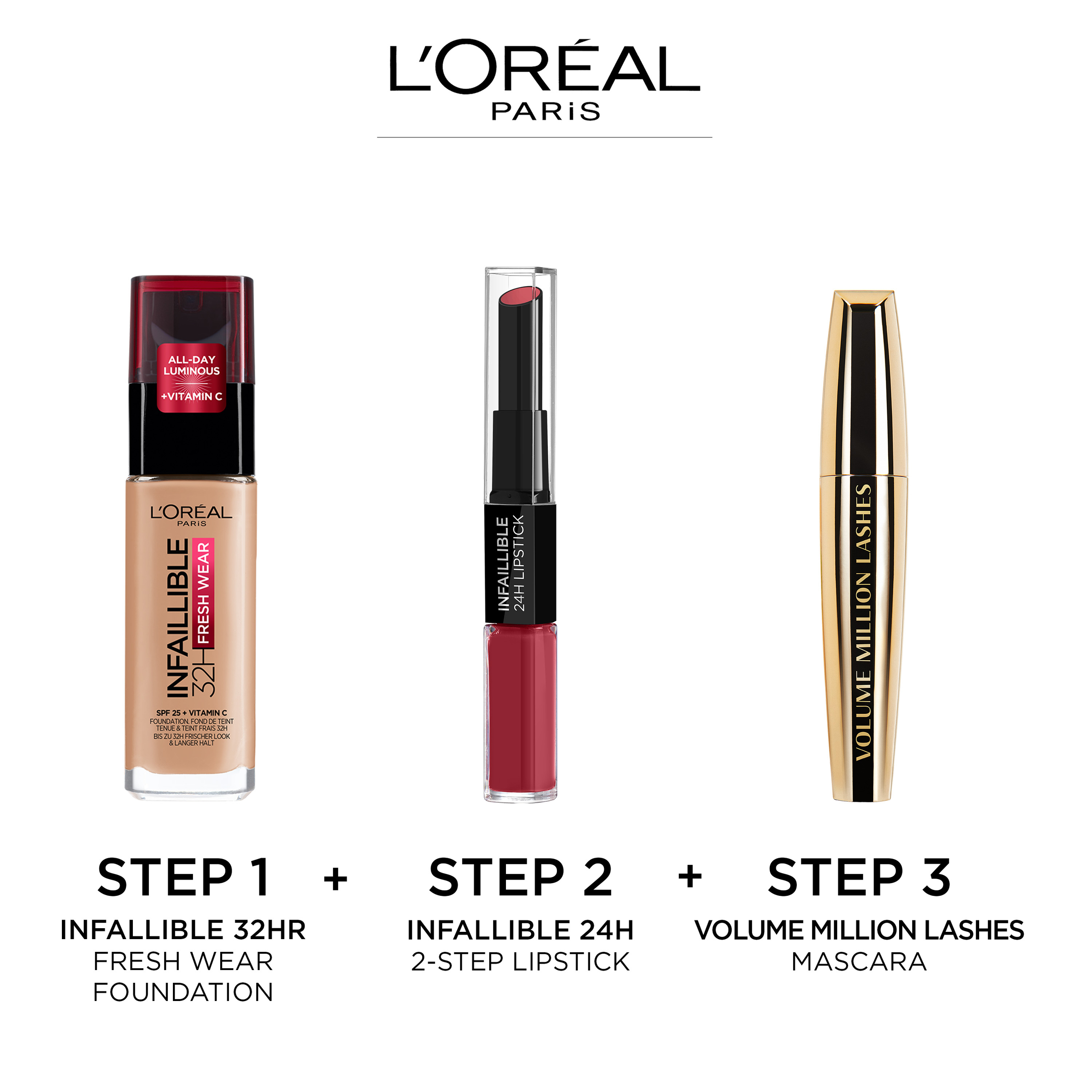 L'Oreal Paris Infall 2 Step Lip 501 Timeless Red 1 each - Image 5
