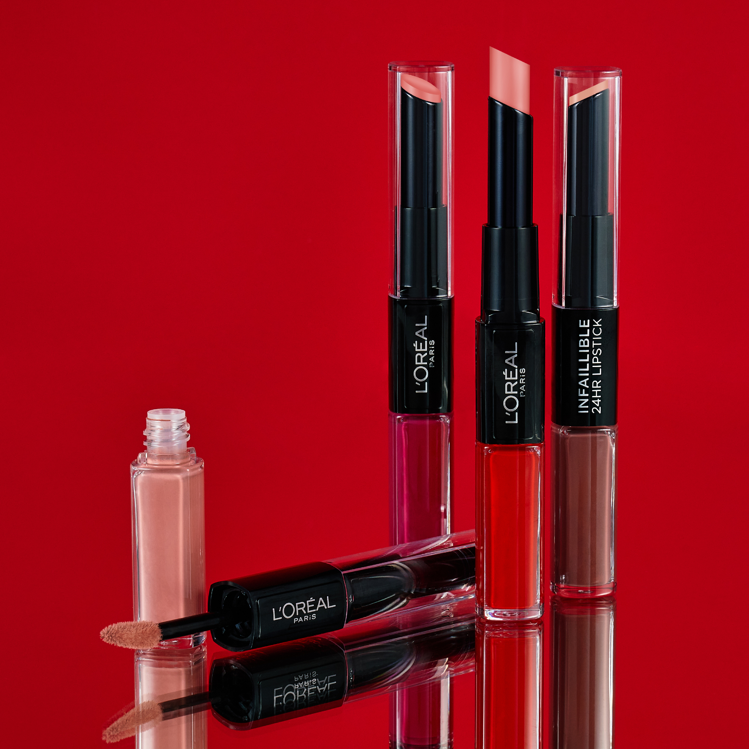 L'Oreal Paris Infall 2 Step Lip 501 Timeless Red 1 each - Image 8