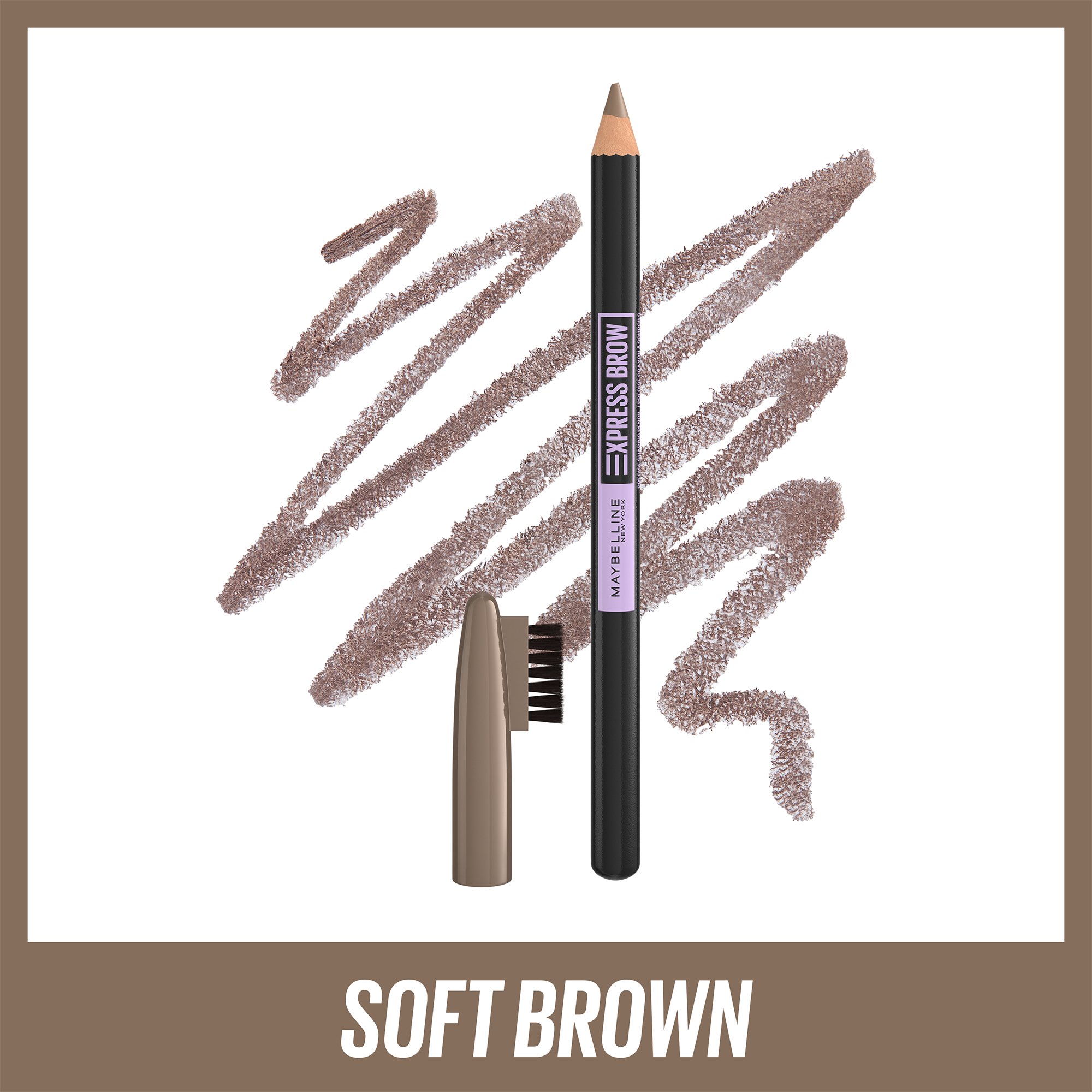 Maybelline Express Brow Shaping Pencil 03 Soft Brown 1 each - Image 2