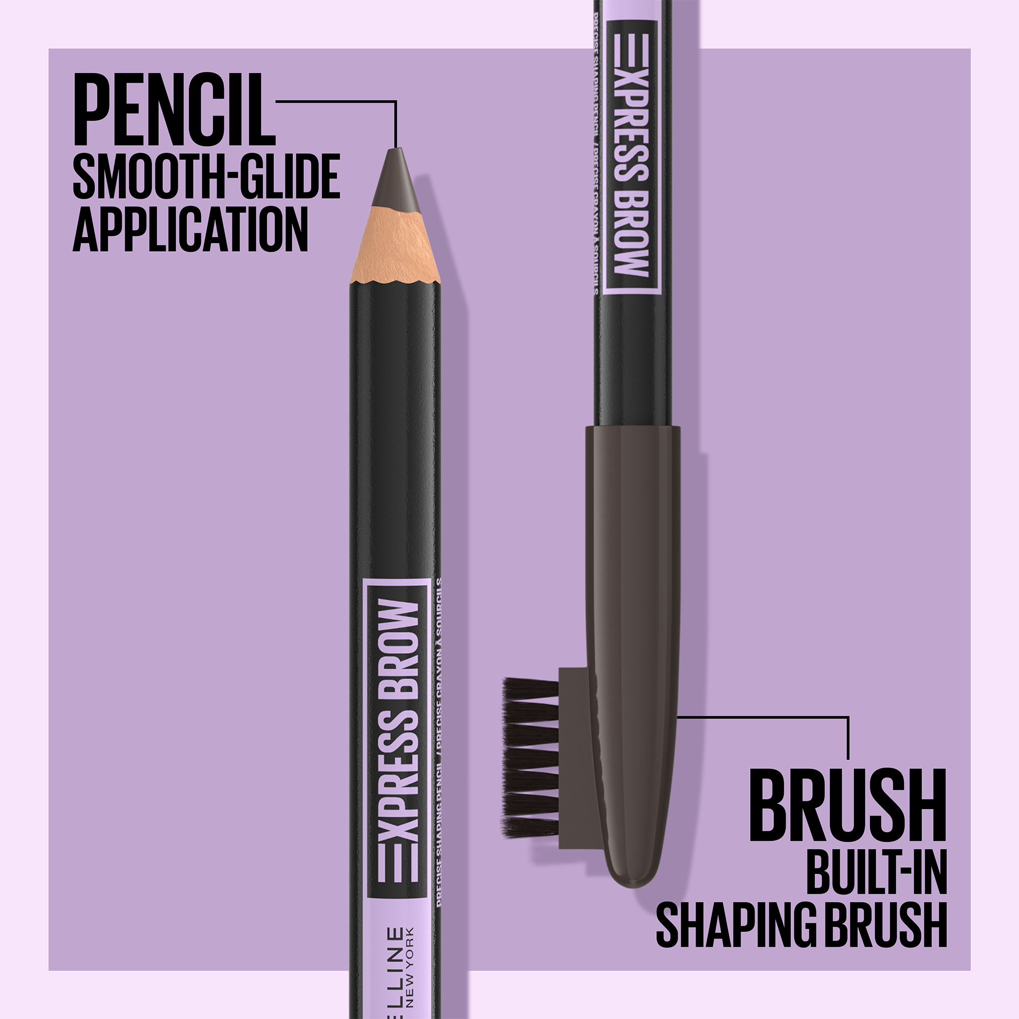 Maybelline Express Brow Shaping Pencil 05 Deep Brown 1 each - Image 5