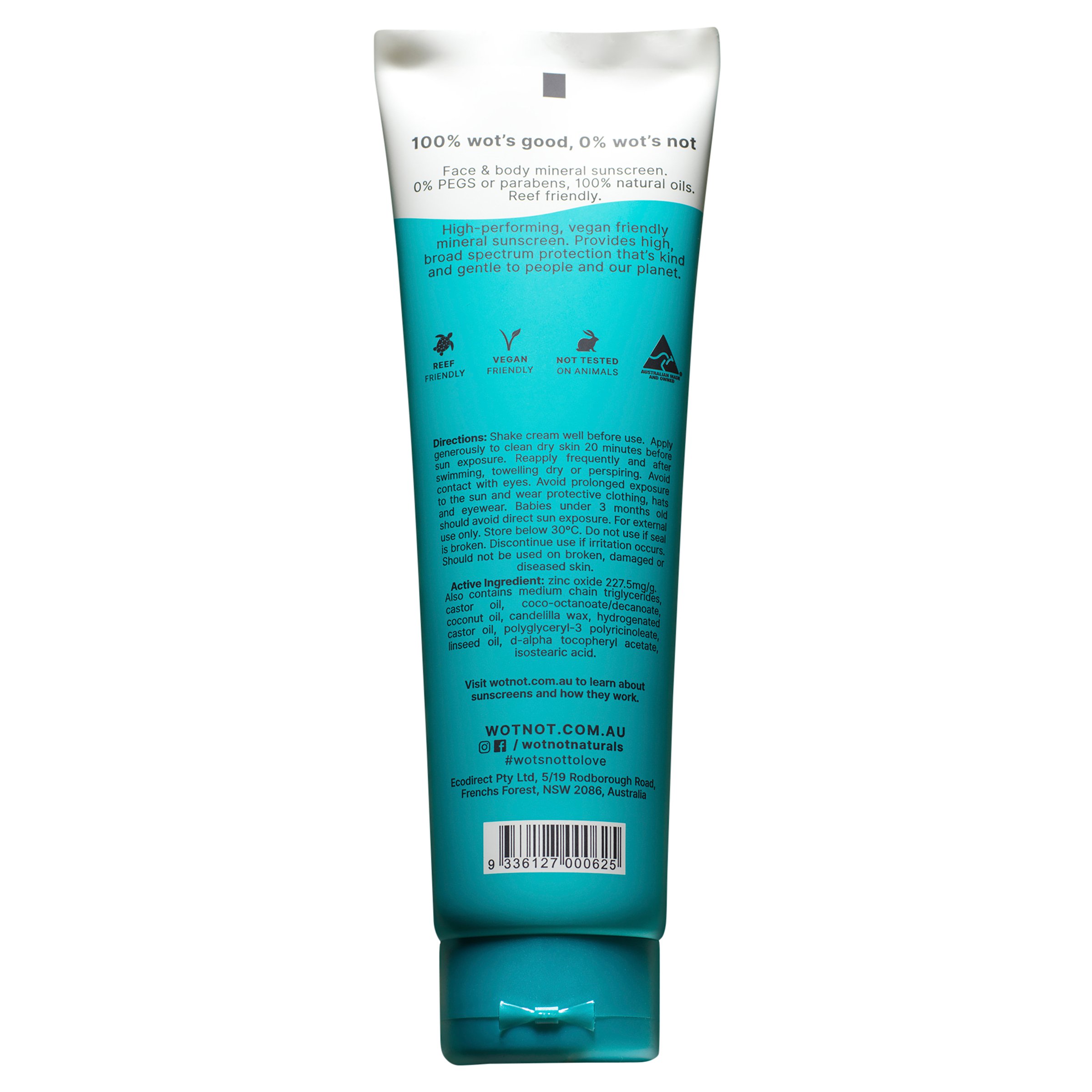 Wotnot Natural Sunscreen SPF50+ 125g - Image 2