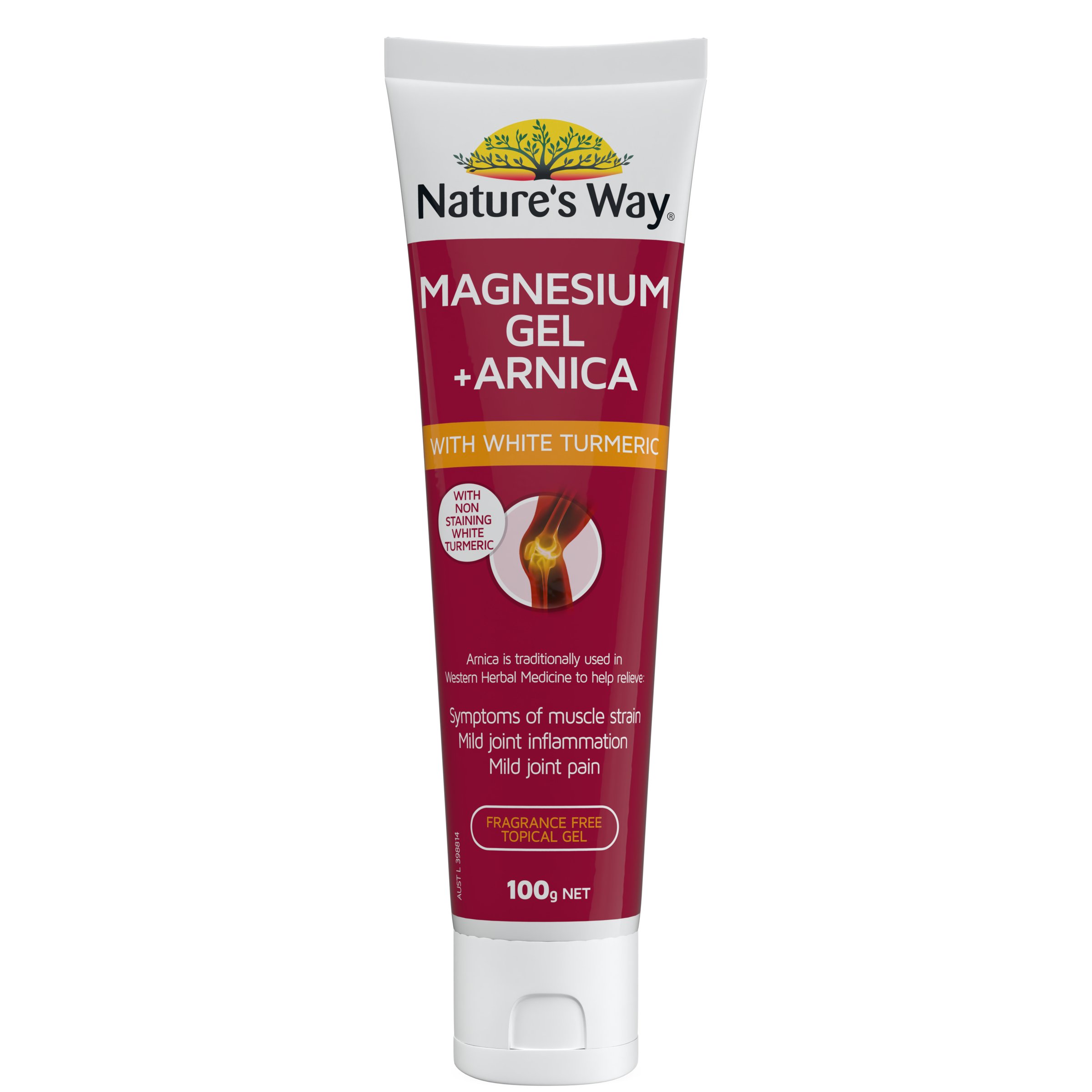 Nature's Way Magnesium Gel + Arnica With White Turmeric 100g - Image 1