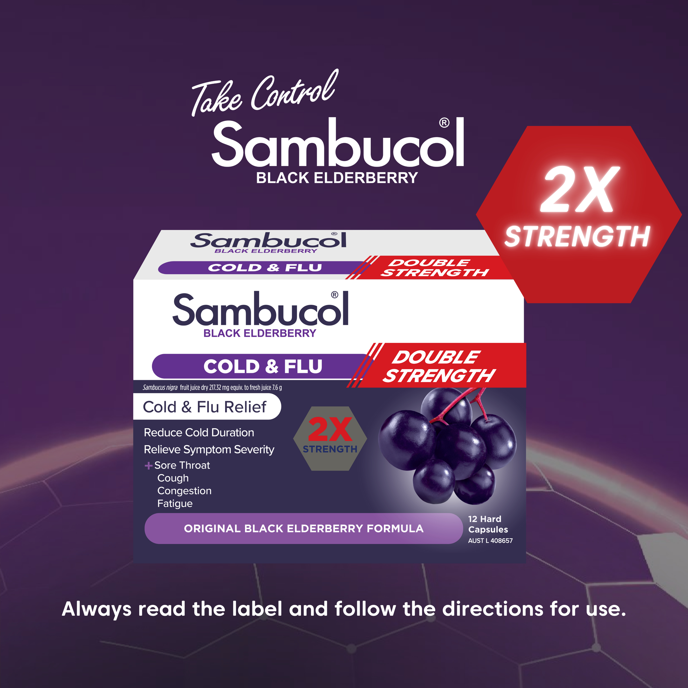 Sambucol Double Strength 12 capsules - Image 5