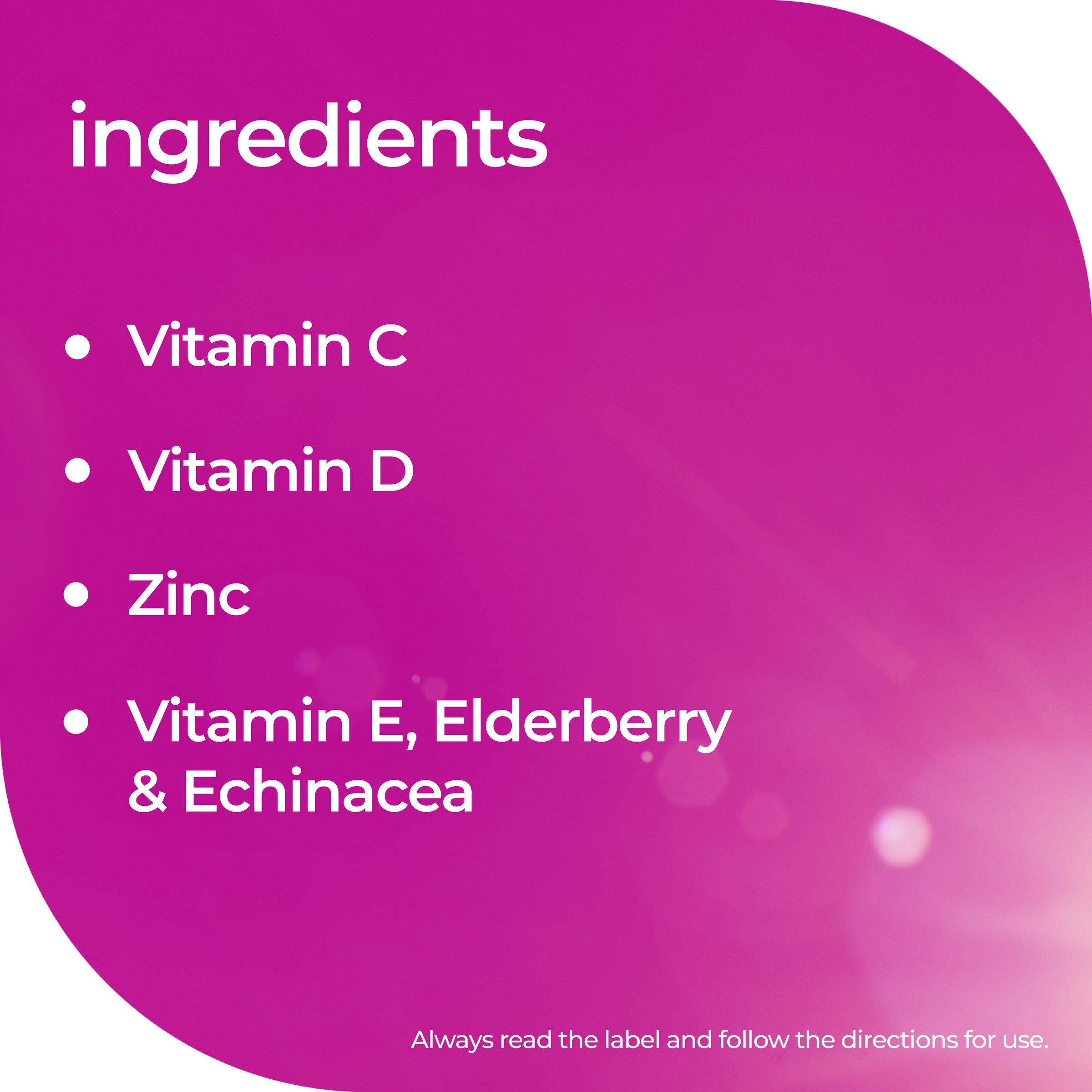 Nature's Way High Strength Adult Vita Gummies Triple Immune Support 50 pastiles - Image 7