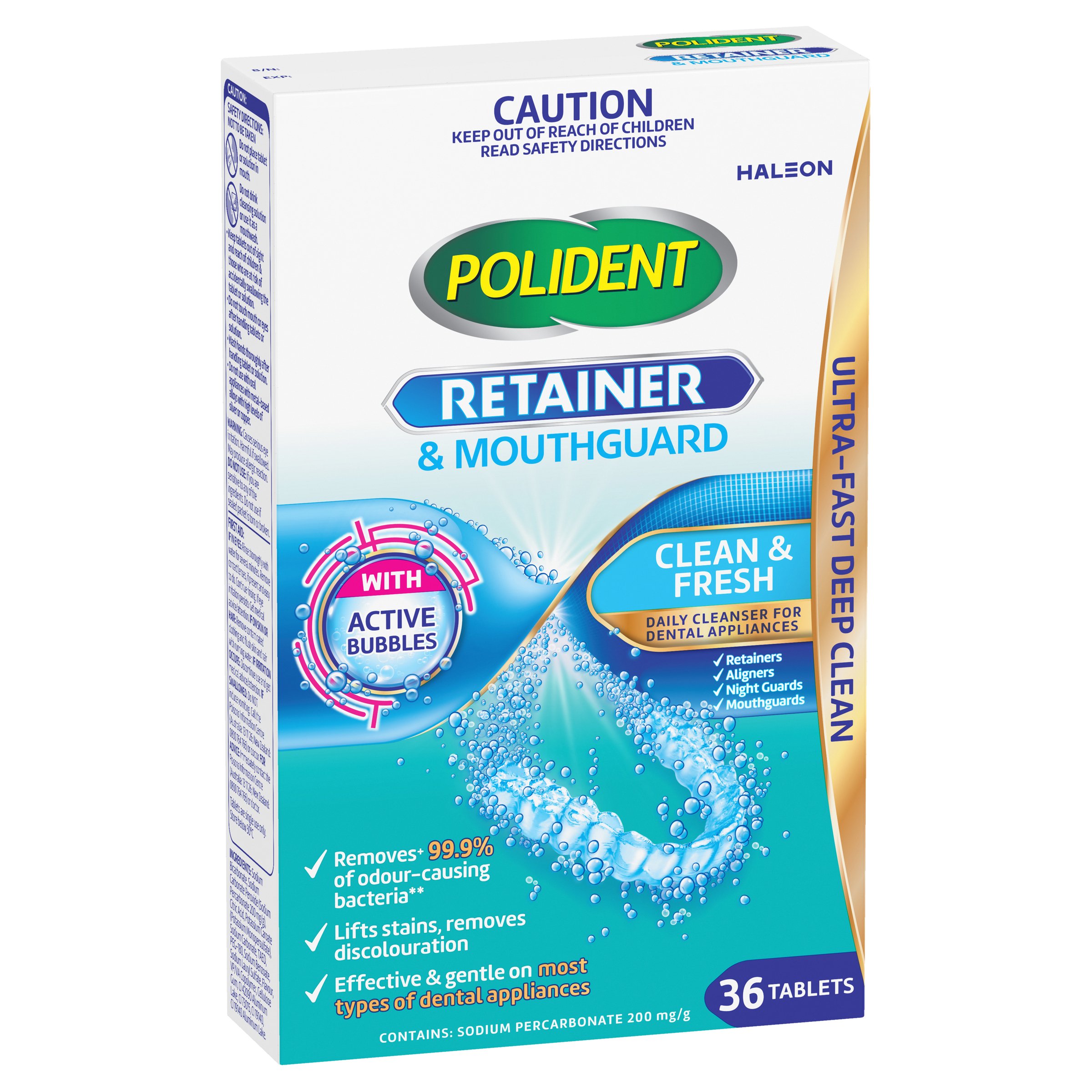 Polident Retainer & Mouthguard Cleanser 36 tablets - Image 11