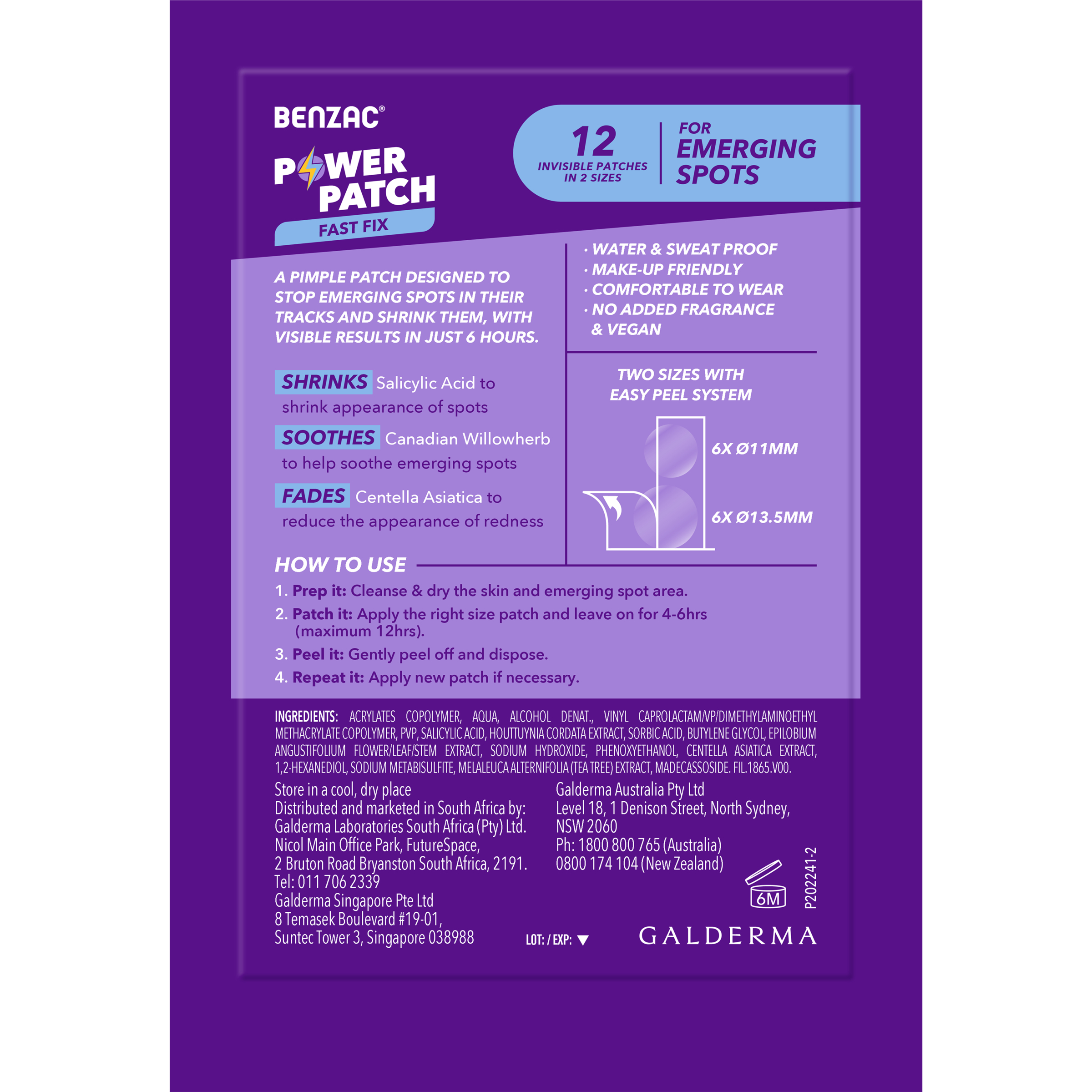 Benzac Power Patches 24 pack - Image 9