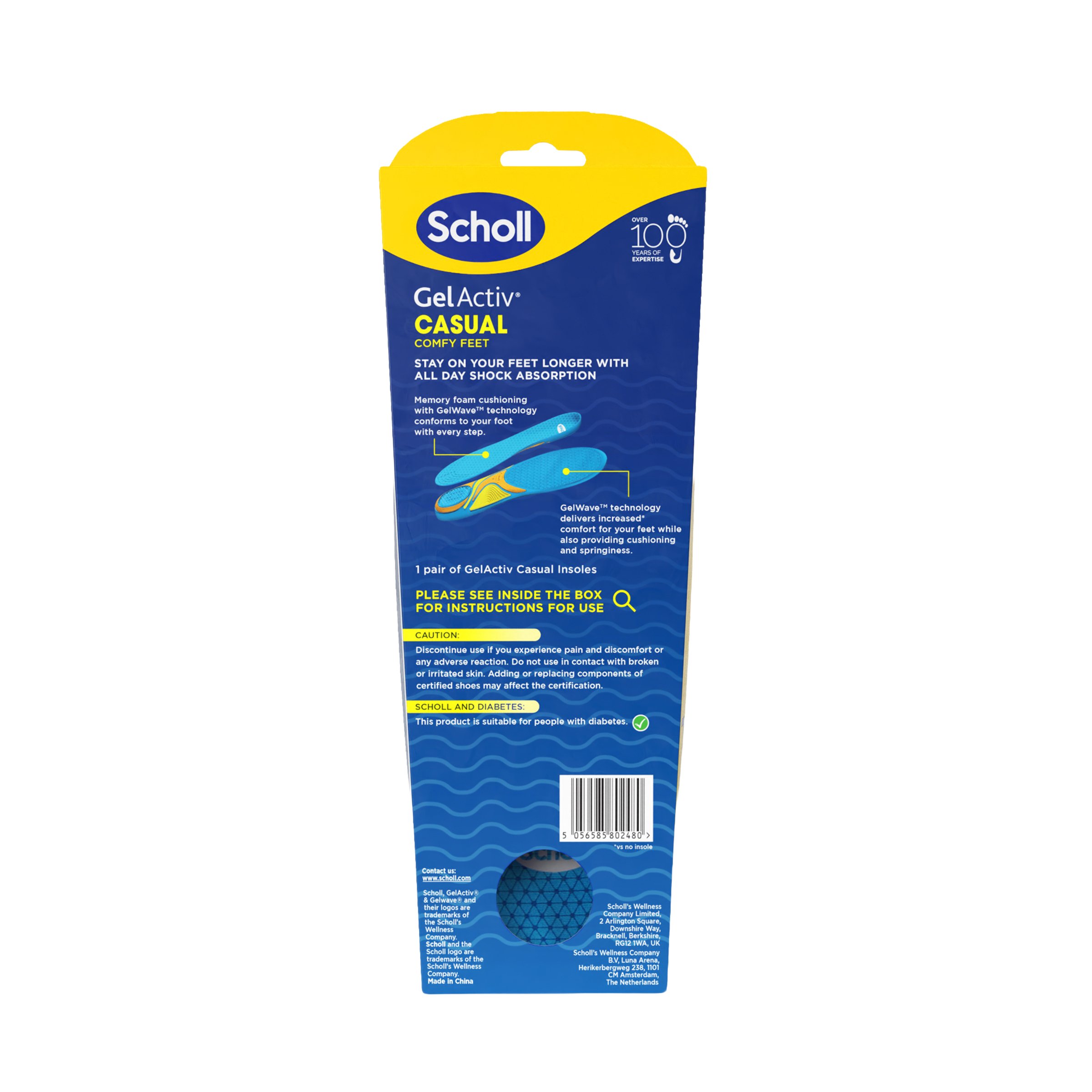 Scholl Gel Activ Insole Casual Small 1 each - Image 2