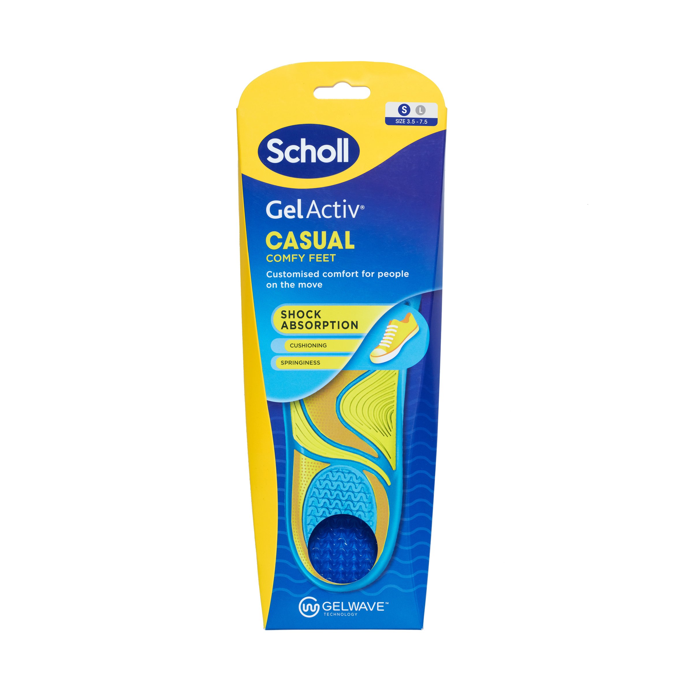 Scholl Gel Activ Insole Casual Small 1 each - Image 1