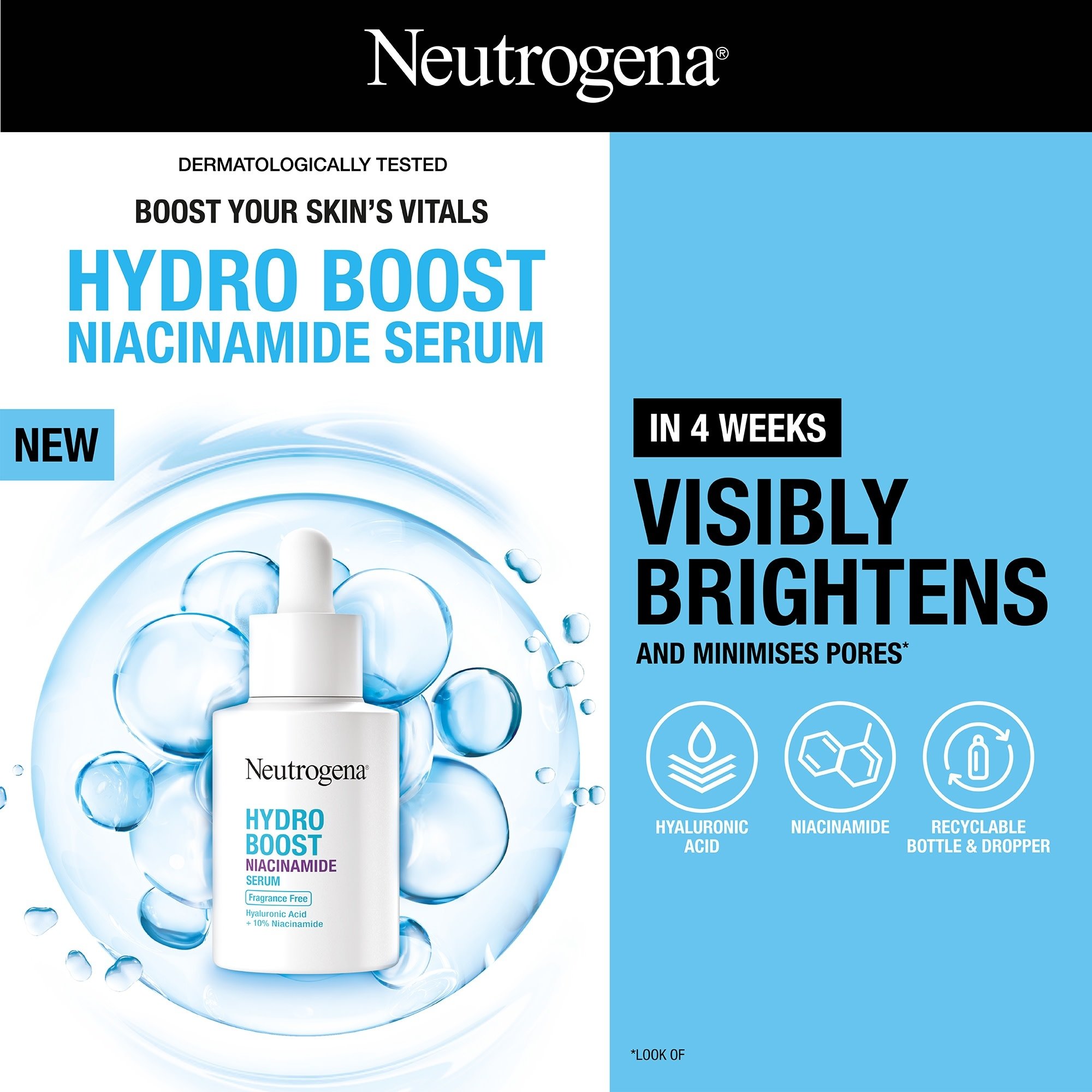 Neutrogena Hydro Boost Niacinamide Serum 30ml - Image 9