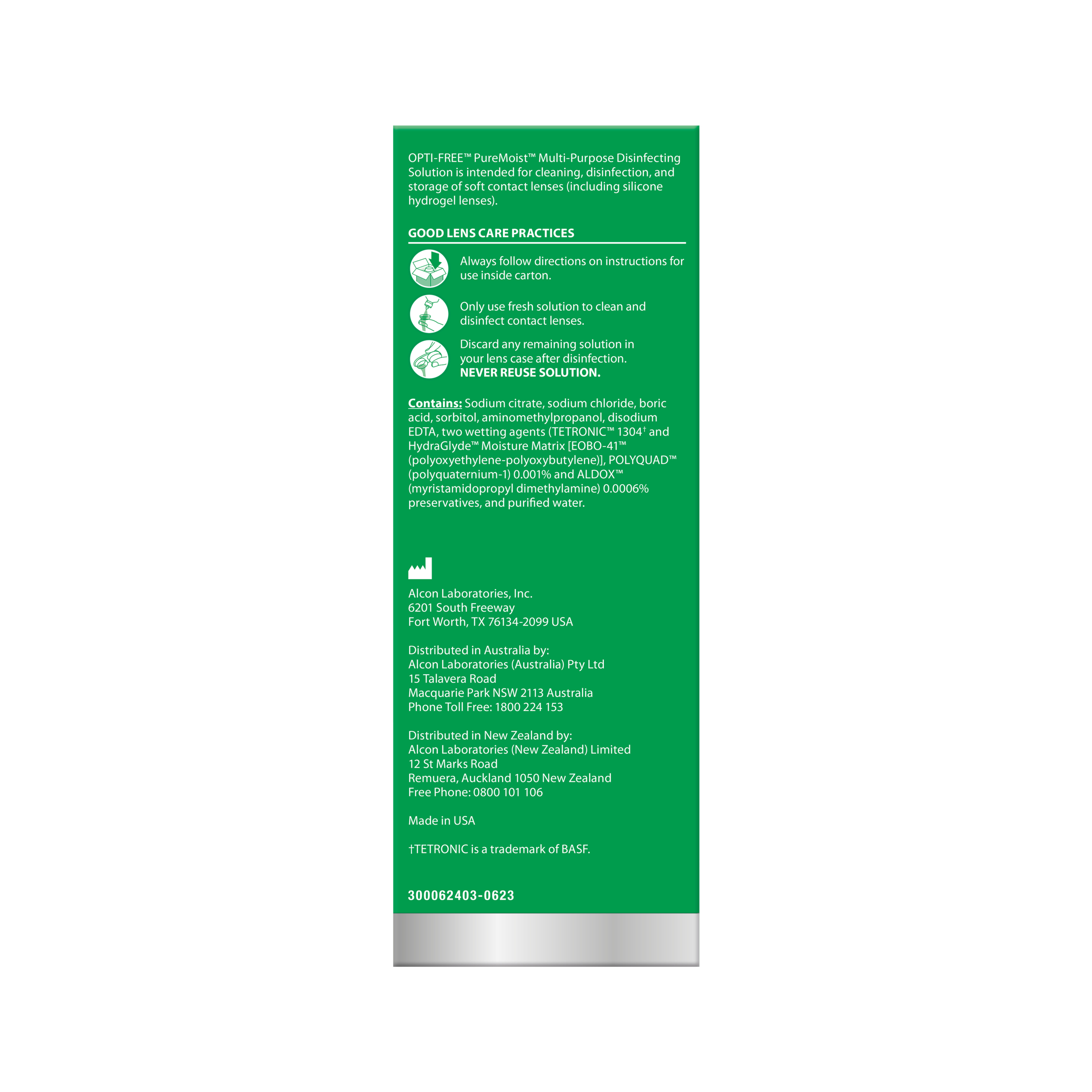 Opti-Free Pure Moist Twin 300ml - 2 pack - Image 4