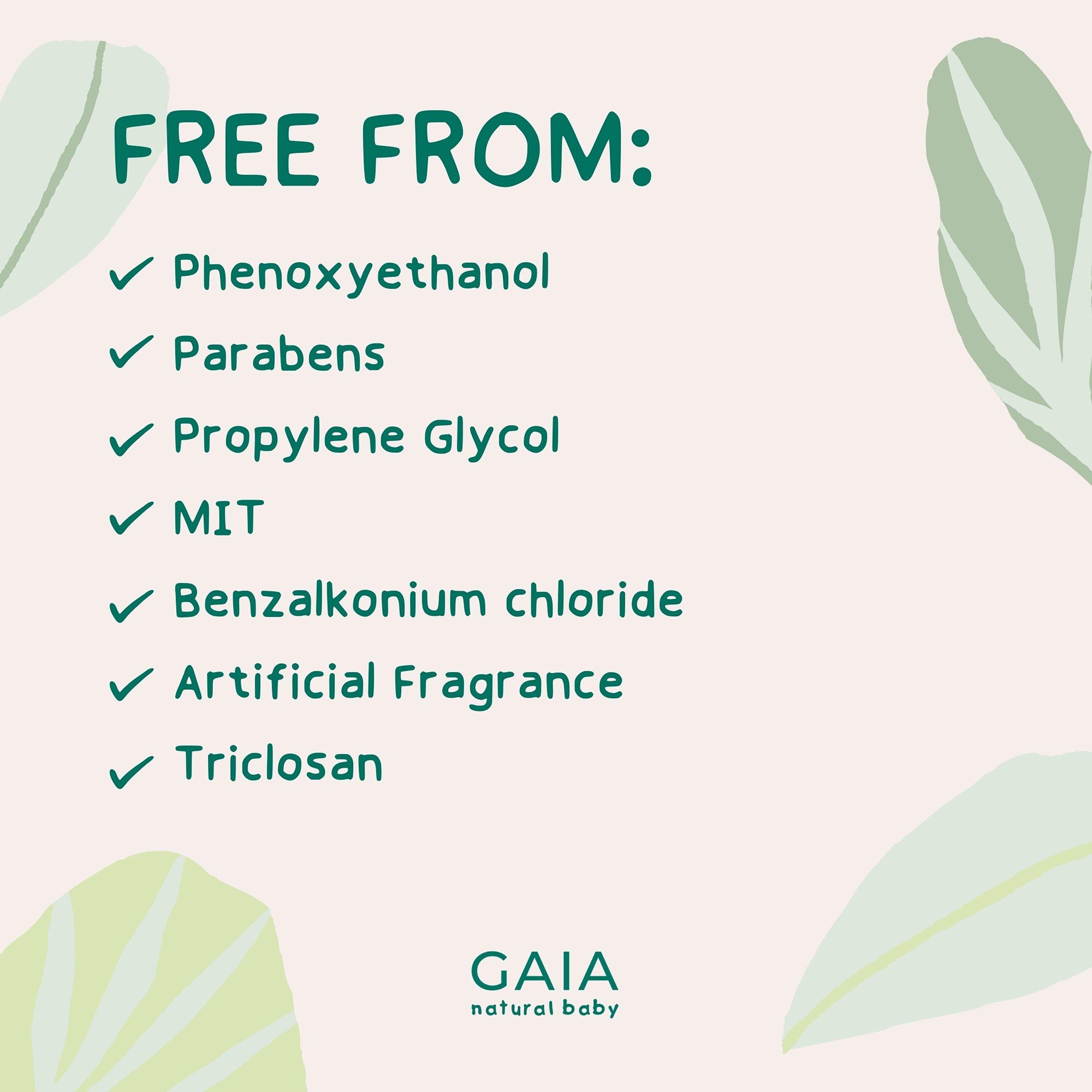Gaia Biodegradable Water Wipes 70 wipes - Image 7