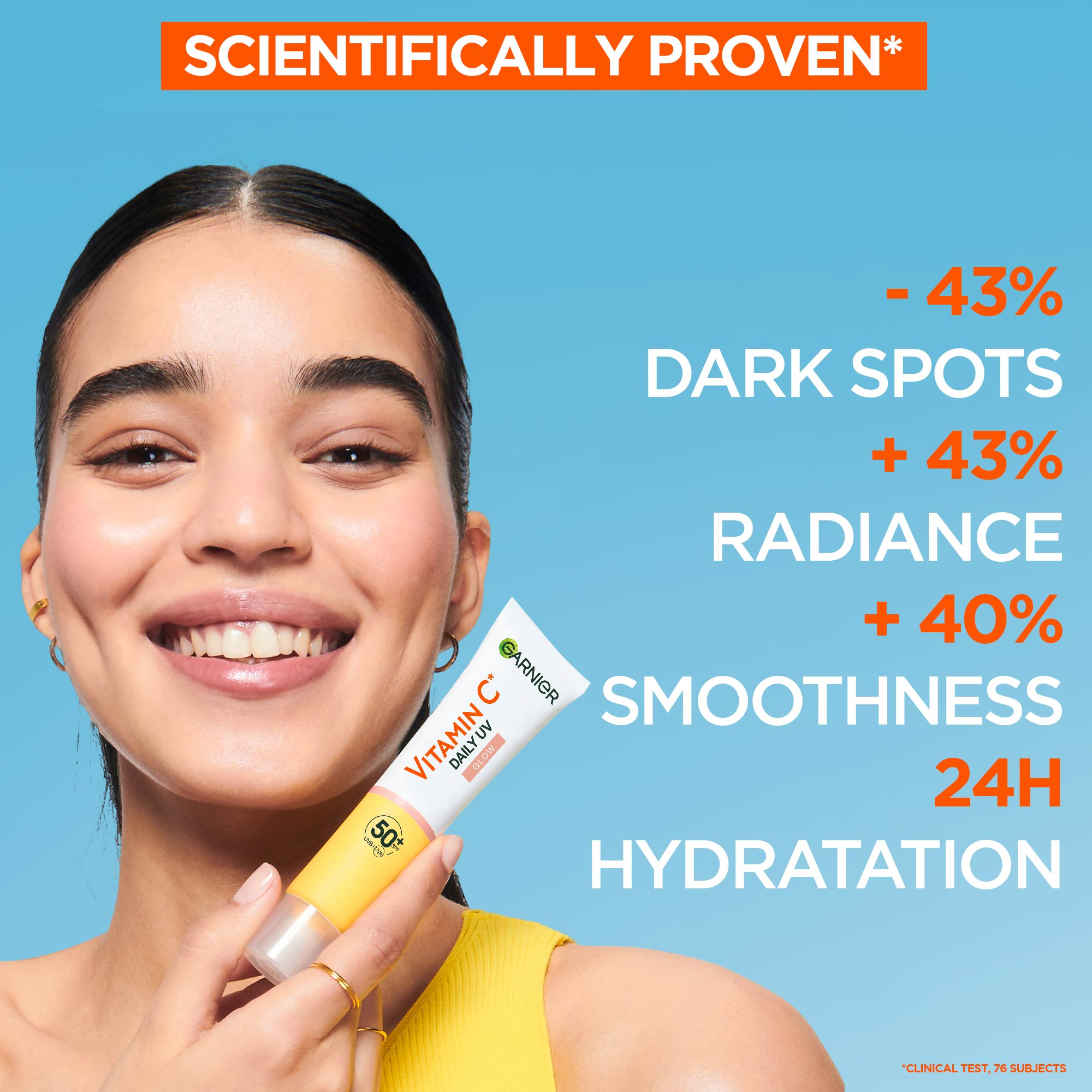 Garnier Vitamin C Daily UV Glow SPF50+ 40ml - Image 4