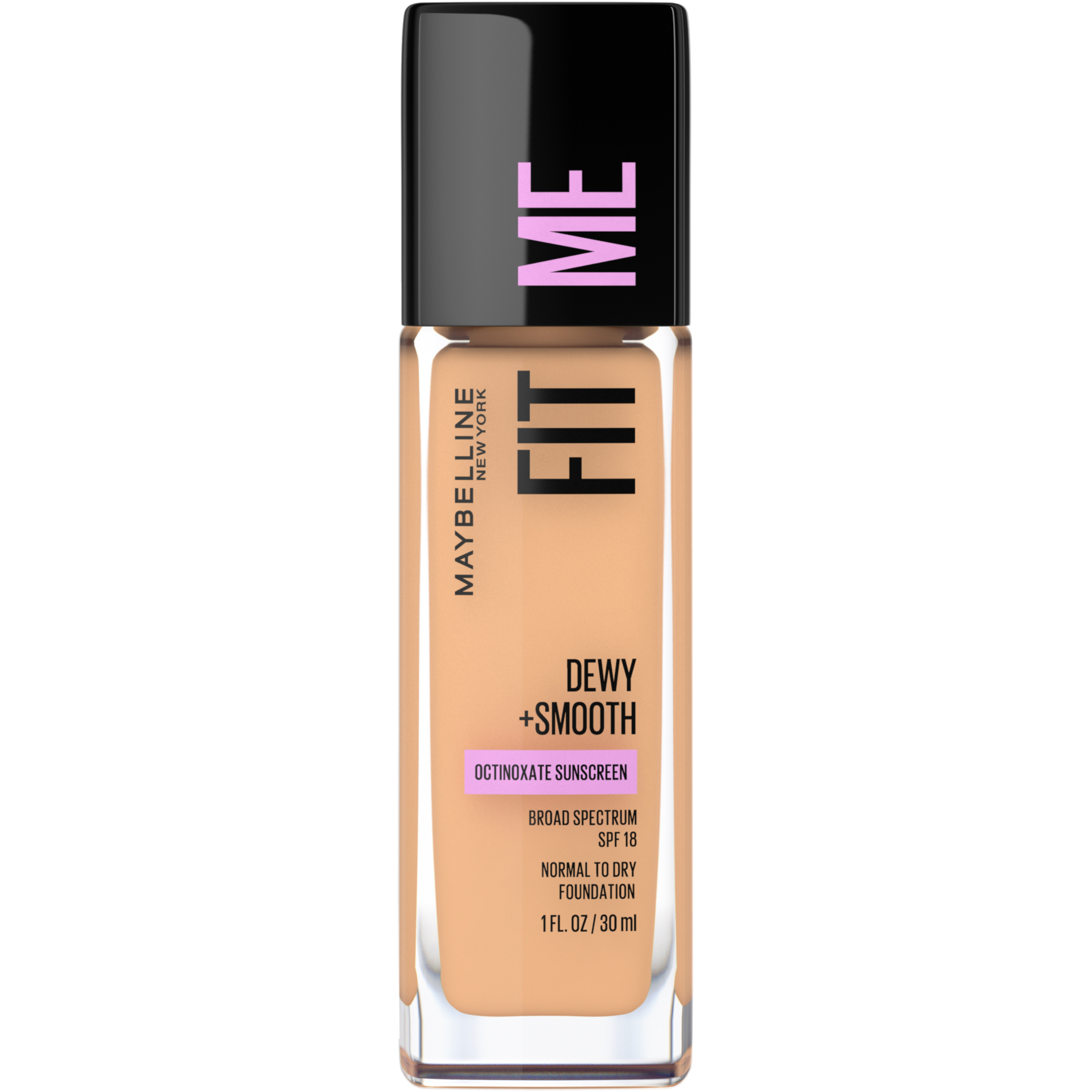 Maybelline Fit Me Dewy & Smooth Foundation 225 Medium Buff 1 each - Image 1