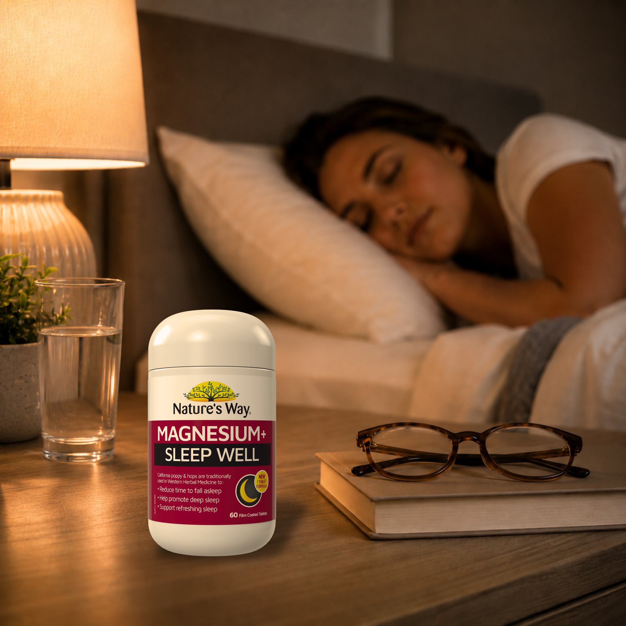 Nature's Way Magnesium + Sleep Well 60 tablets - Image 4