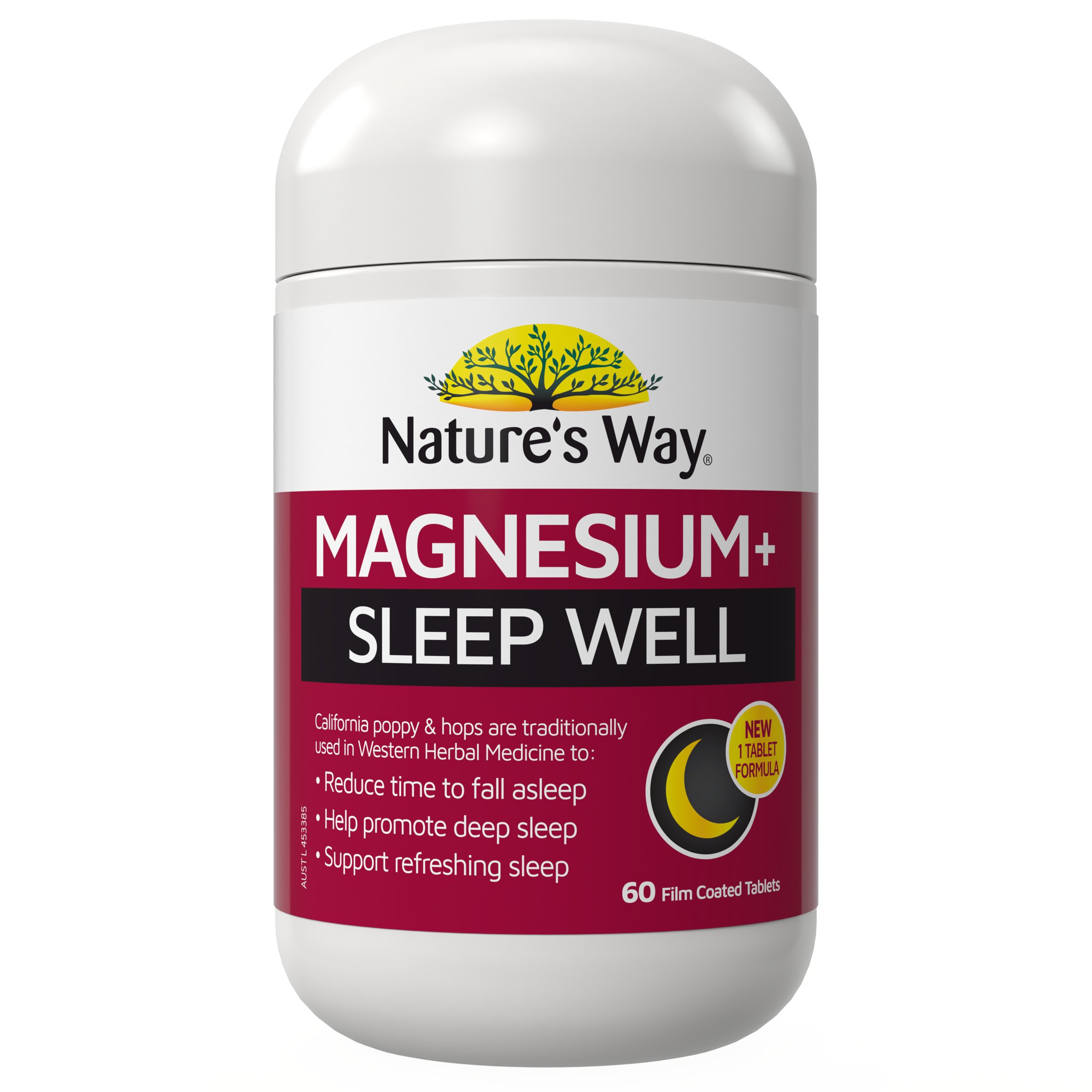 Nature's Way Magnesium + Sleep Well 60 tablets - Image 1