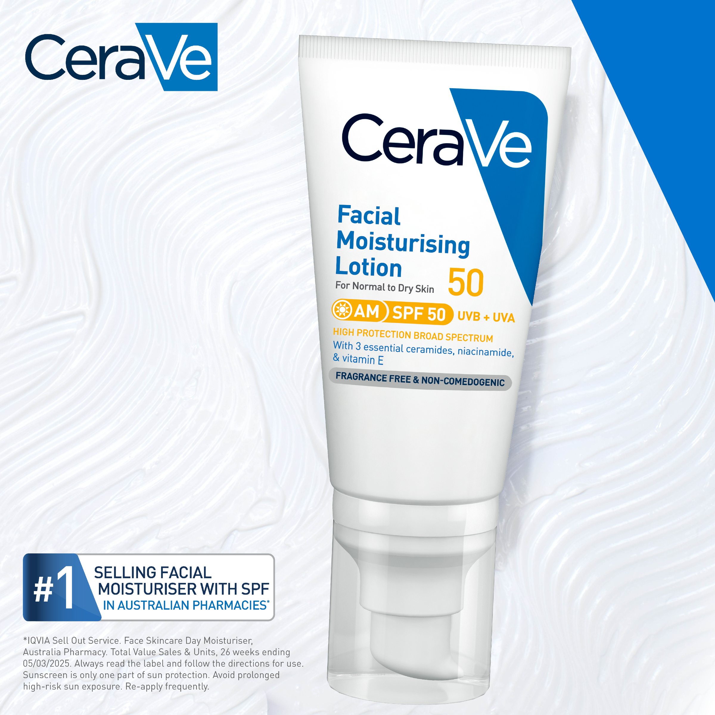 CeraVe Facial Moisturising Lotion SPF 50 - 52ml - Image 5