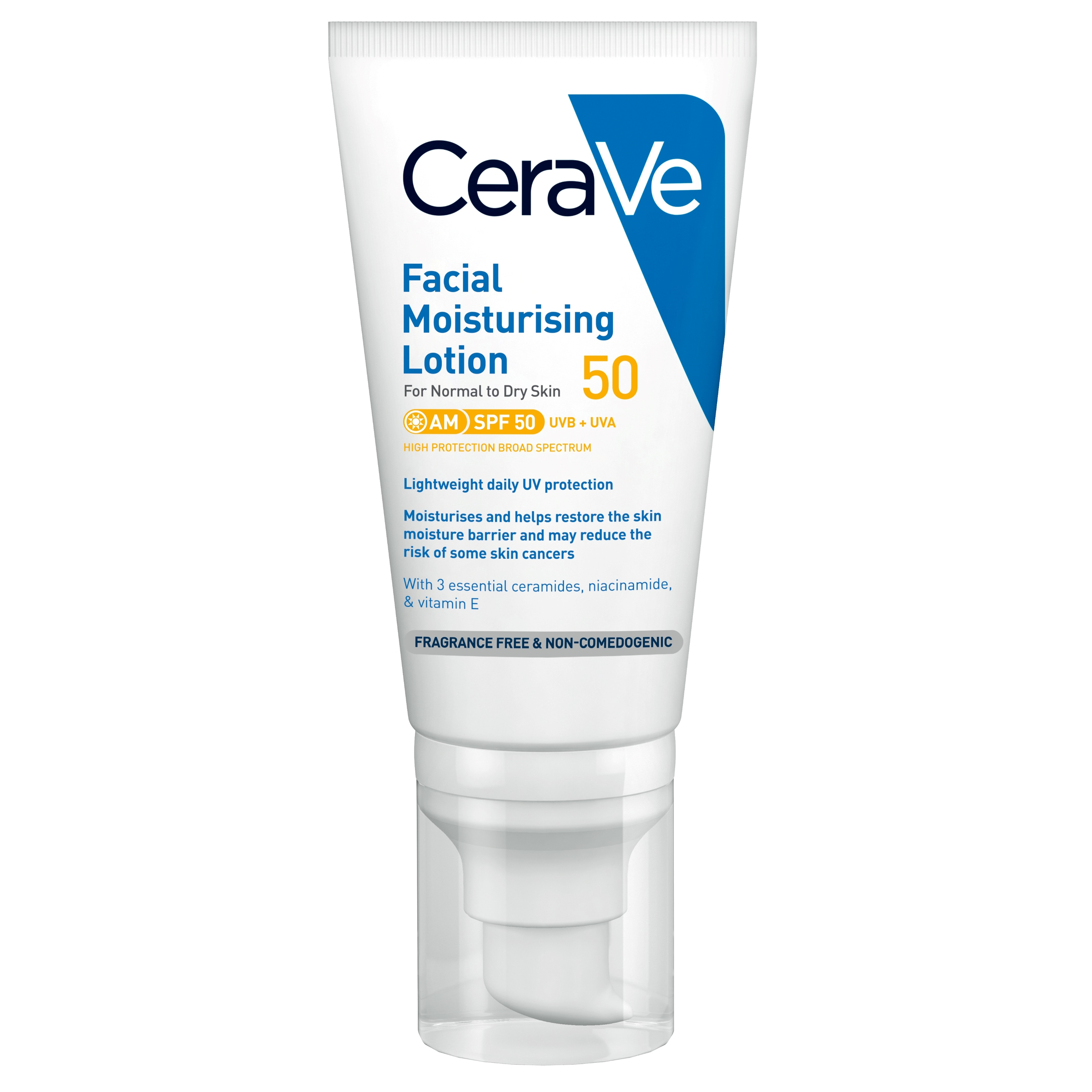 CeraVe Facial Moisturising Lotion SPF 50 - 52ml - Image 1