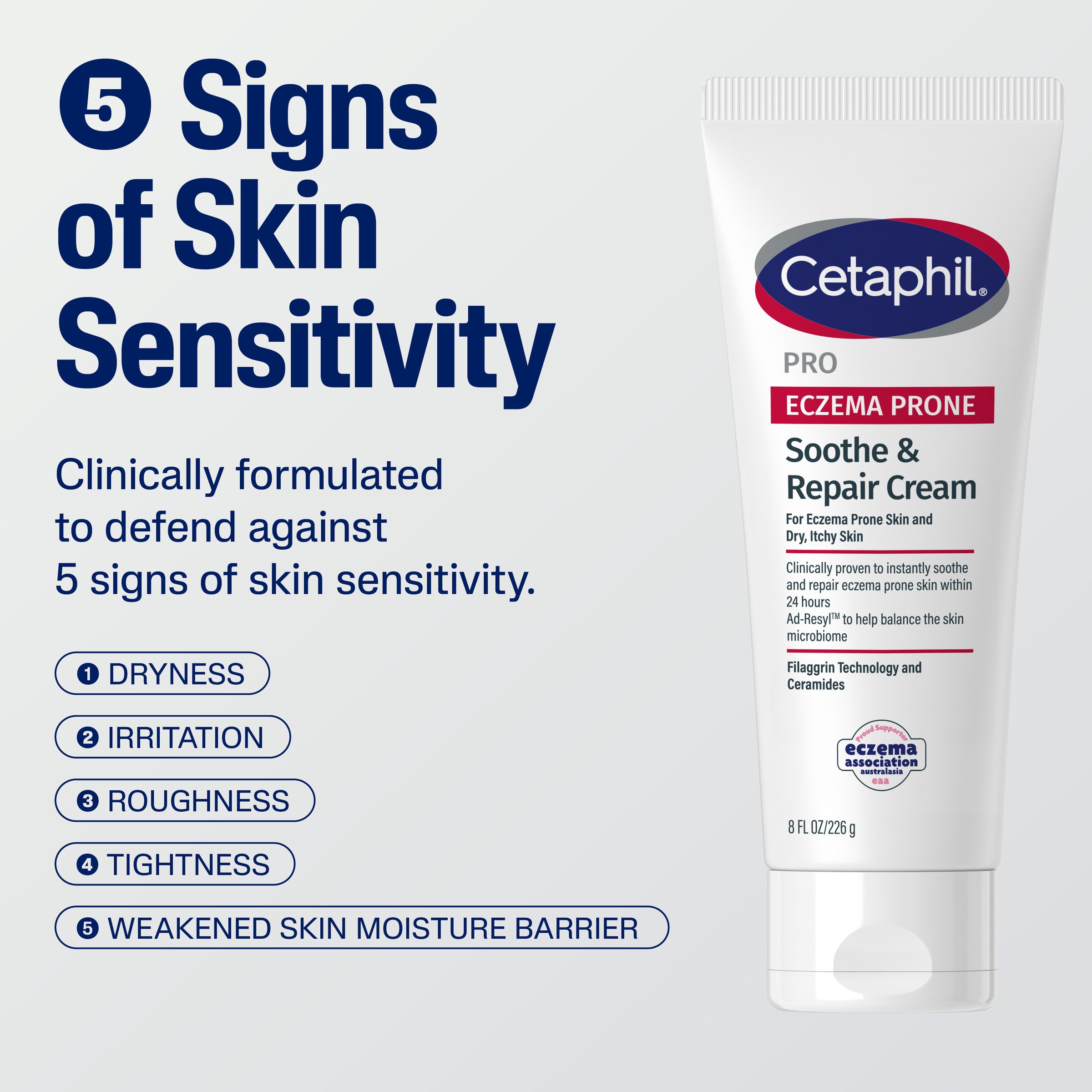 Cetaphil Pro Eczema Prone Soothe & Repair Cream 226g - Image 8
