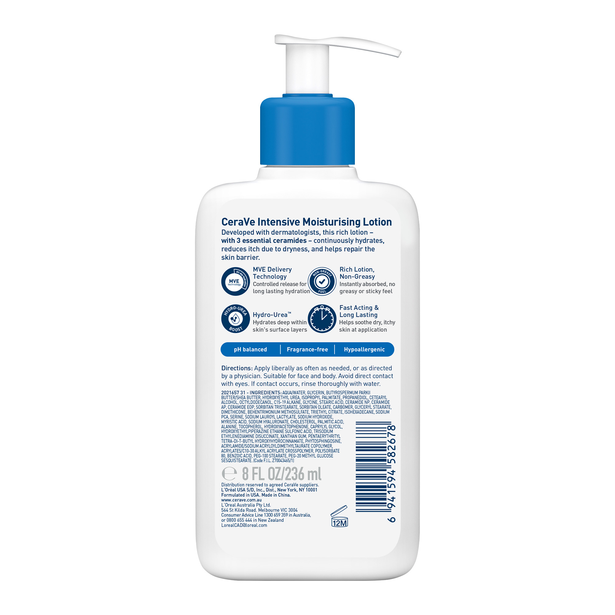 CeraVe Intensive Moisturising Lotion 236ml - Image 2