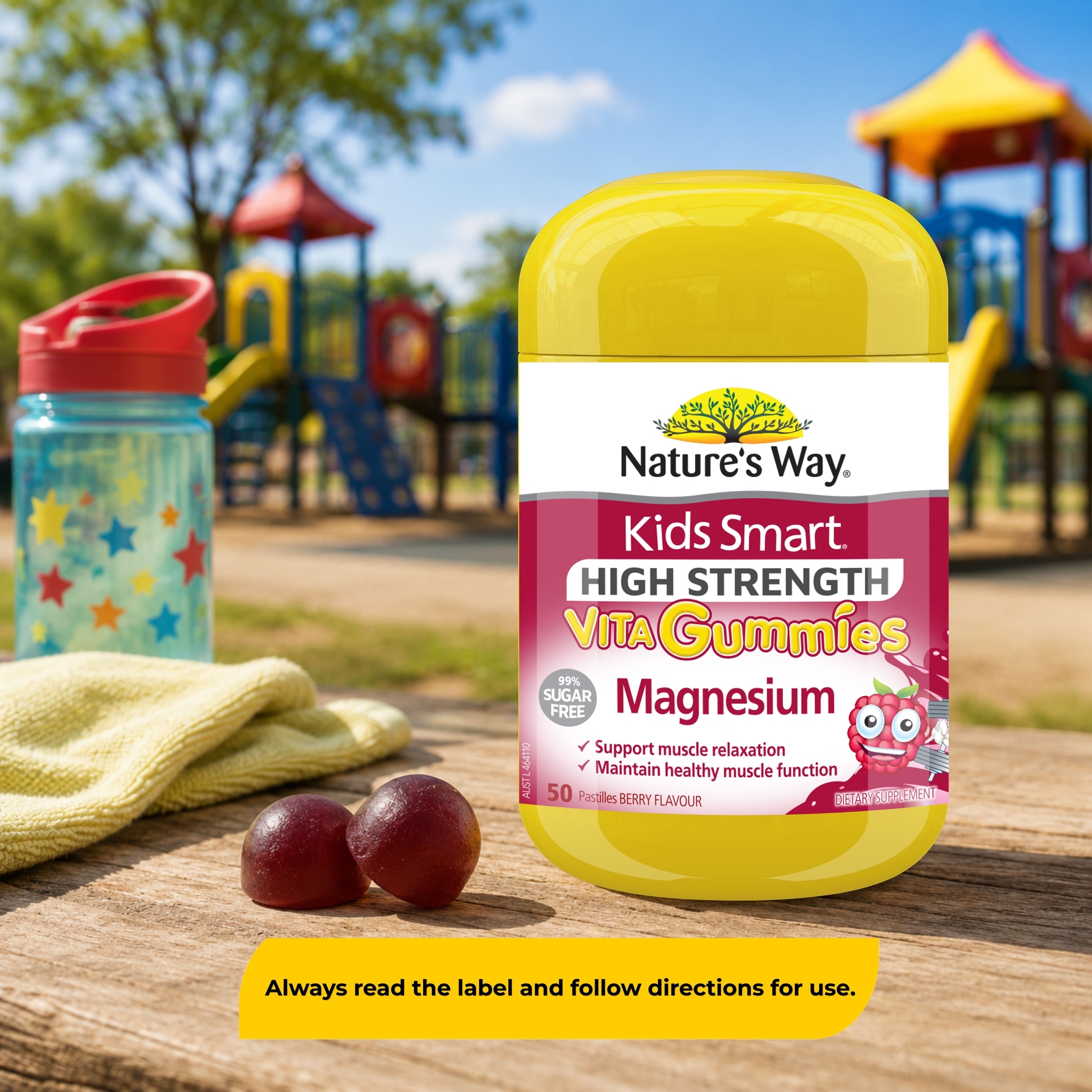 Nature's Way Kids Smart High Strength Vita Gummies Magnesium 50 pastilles - Image 4