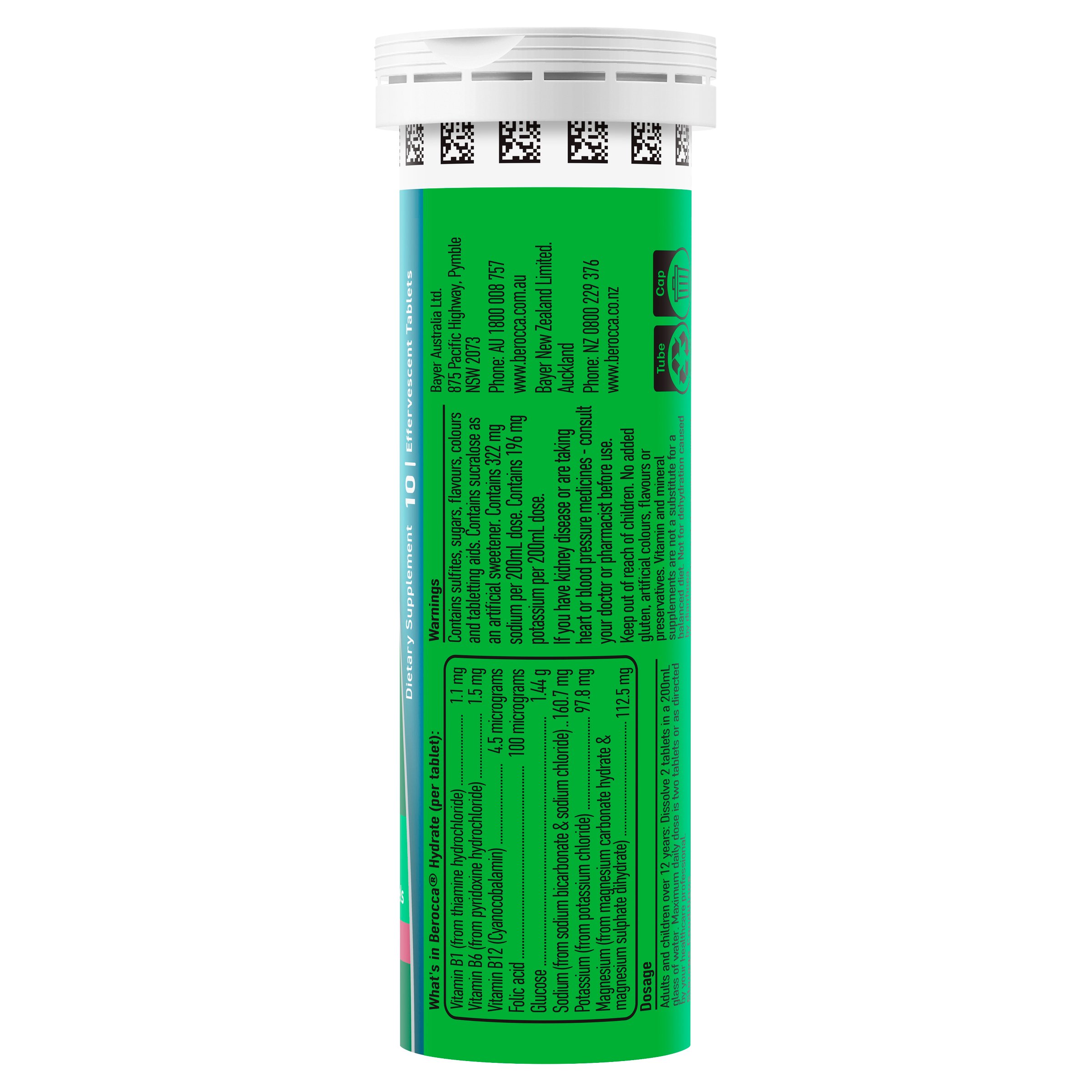Berocca Hydrate Blackcurrant 20 tablet - Image 7