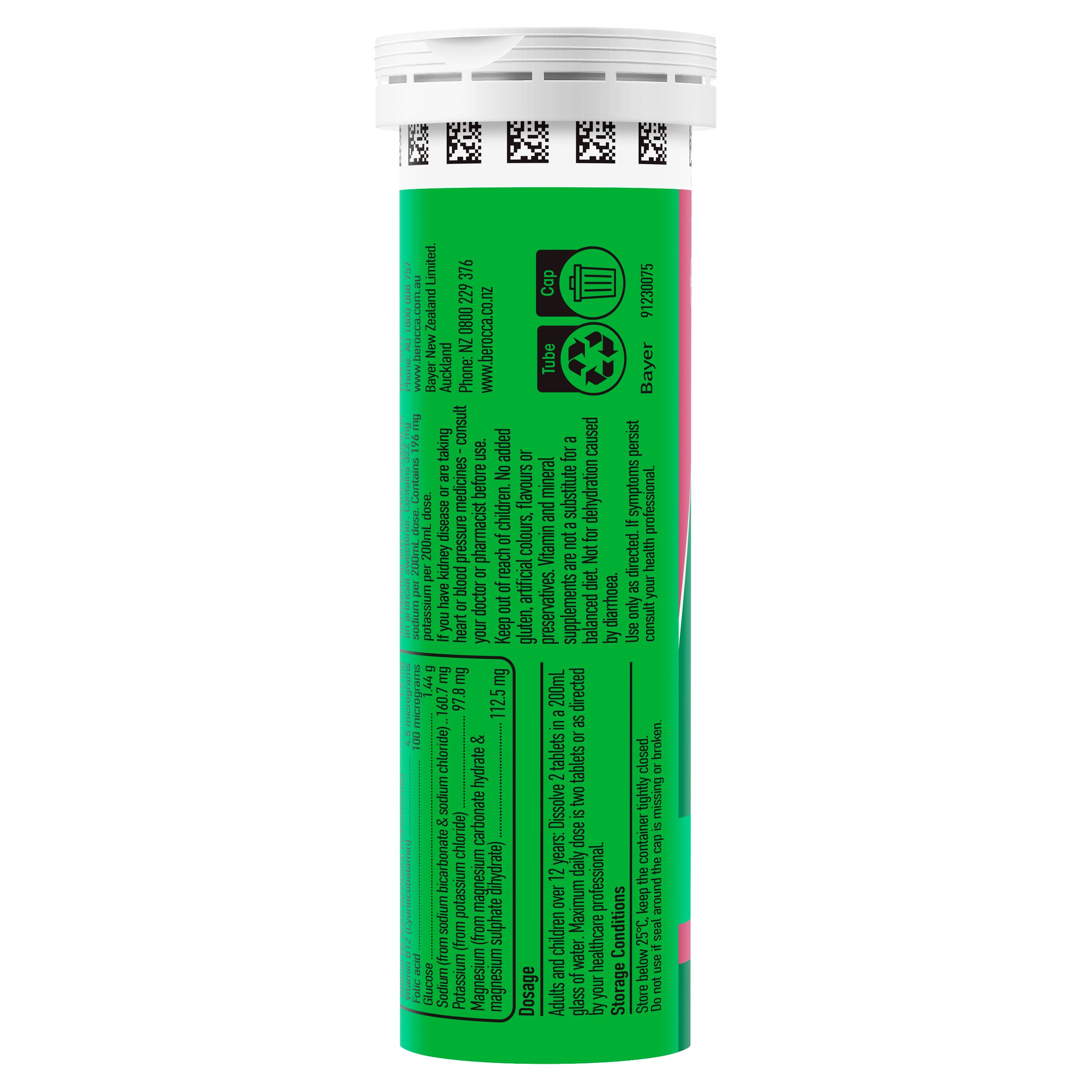 Berocca Hydrate Blackcurrant 20 tablet - Image 8