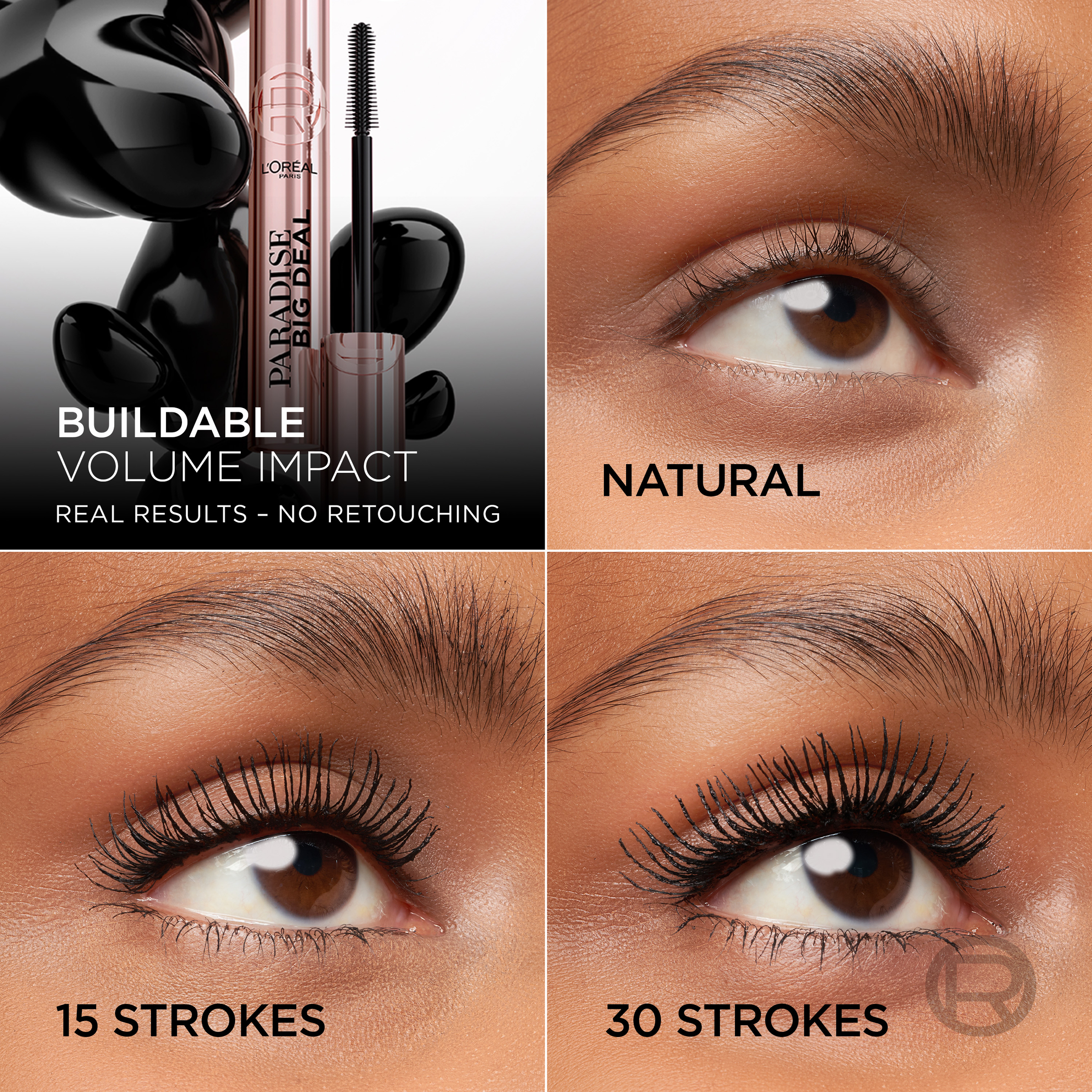 L'Oreal Paris Paradise Big Deal Mascara Black 1 each - Image 3