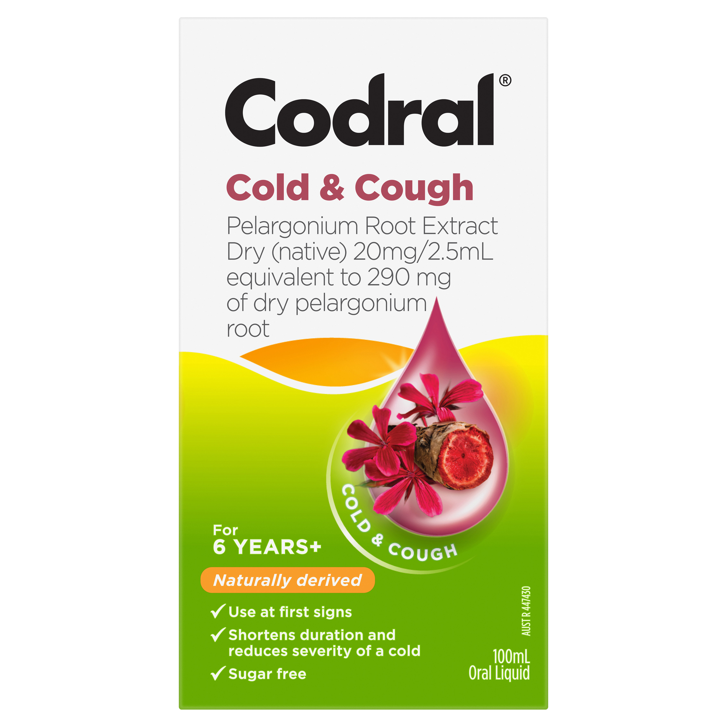 Codral Cold & Cough Pelargonium 100ml - Image 1