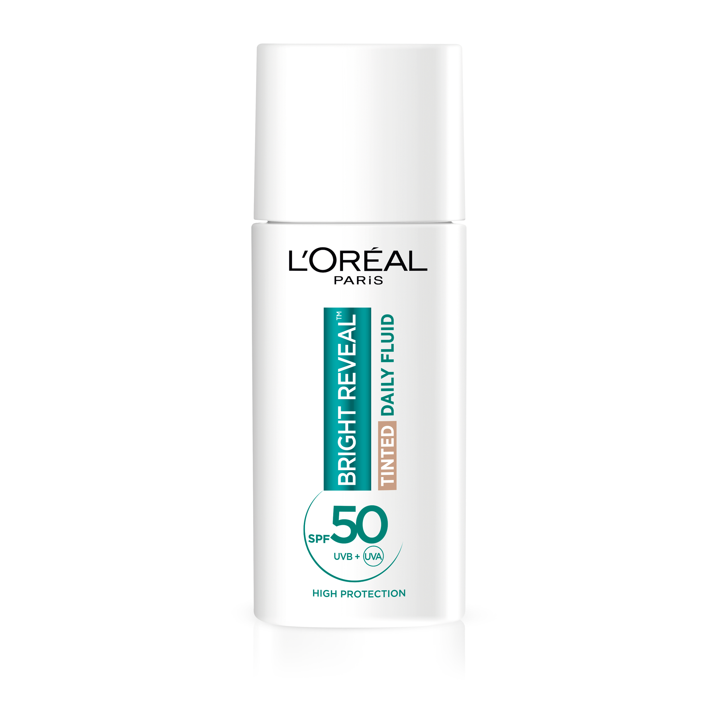 L'Oreal Paris Bright Reveal SPF 50 Tinted Fluid Light 50ml - Image 1
