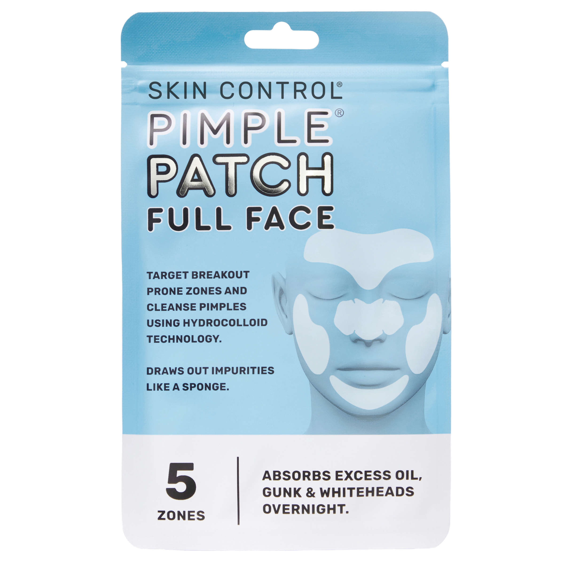 Skin Control Pimple Patch Full Face 5 patches - Image 1