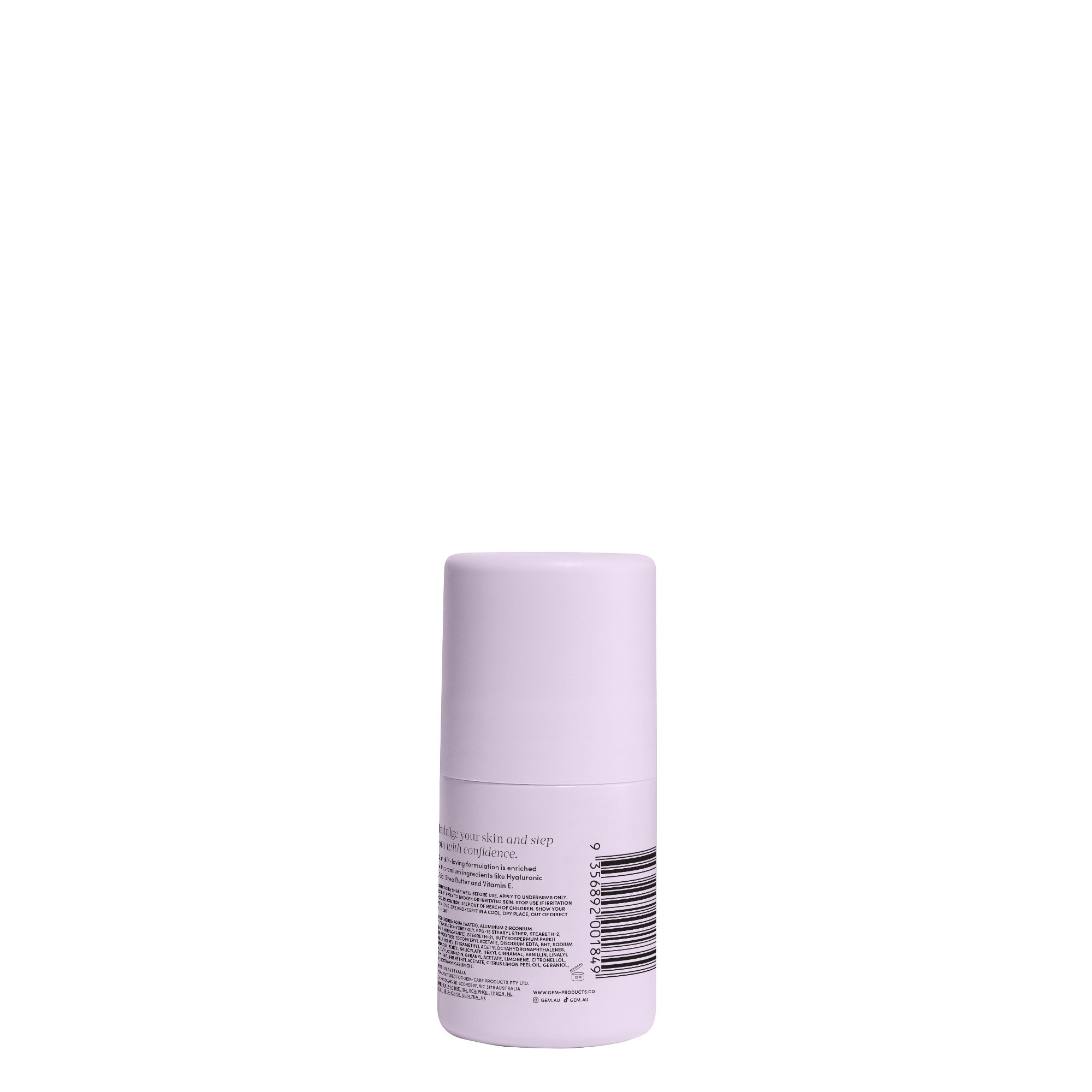 Gem Skin-Loving Roll On Deodorant Vanilla Macadamia 50ml - Image 2