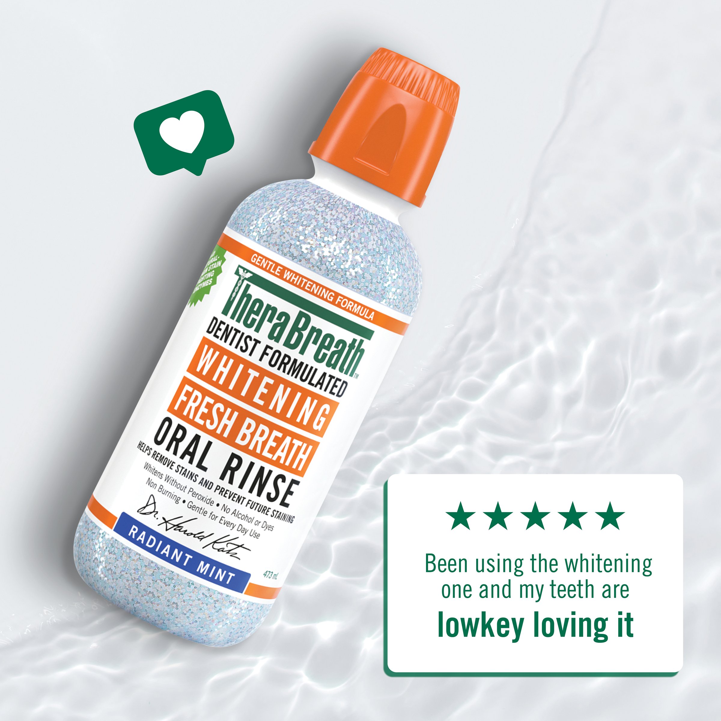 Therabreath Oral Rinse Whitening 473ml - Image 5