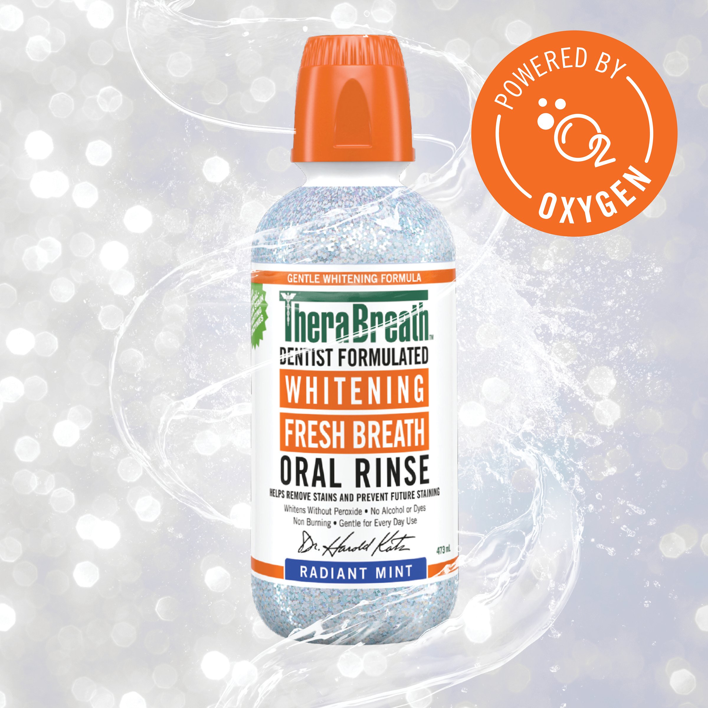 Therabreath Oral Rinse Whitening 473ml - Image 8