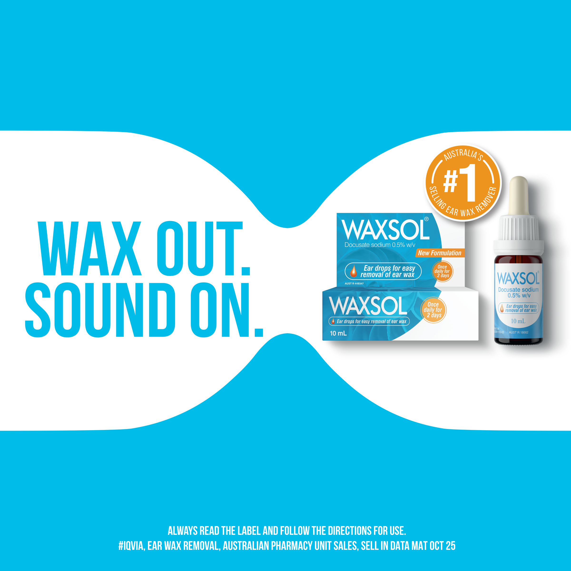 Waxsol Ear Drops 0.5% - 10ml - Image 3