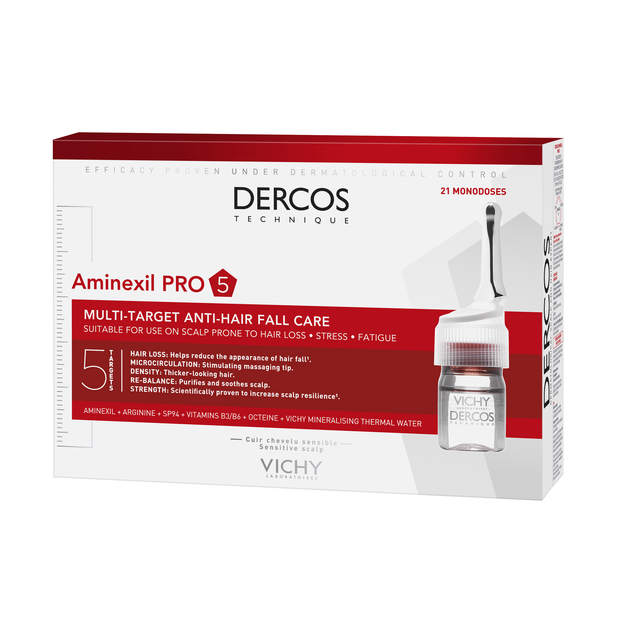 Dercos Aminexil Ampoules 126ml - Image 1