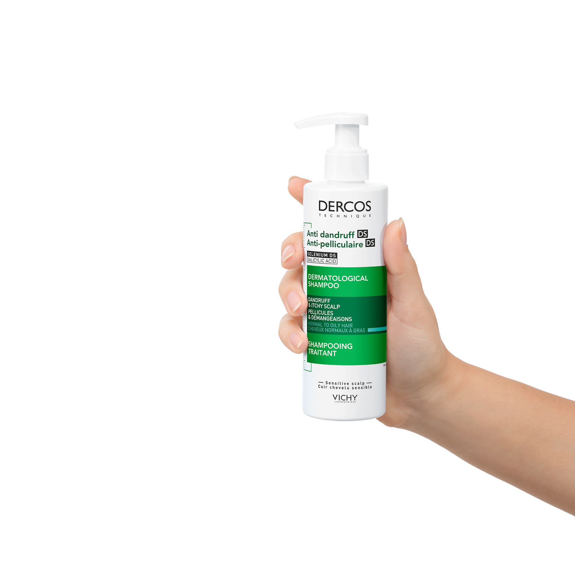 Dercos Anti-Dandruff Dandruff Shampoo - Normal To Oily Hair 390ml - Image 2