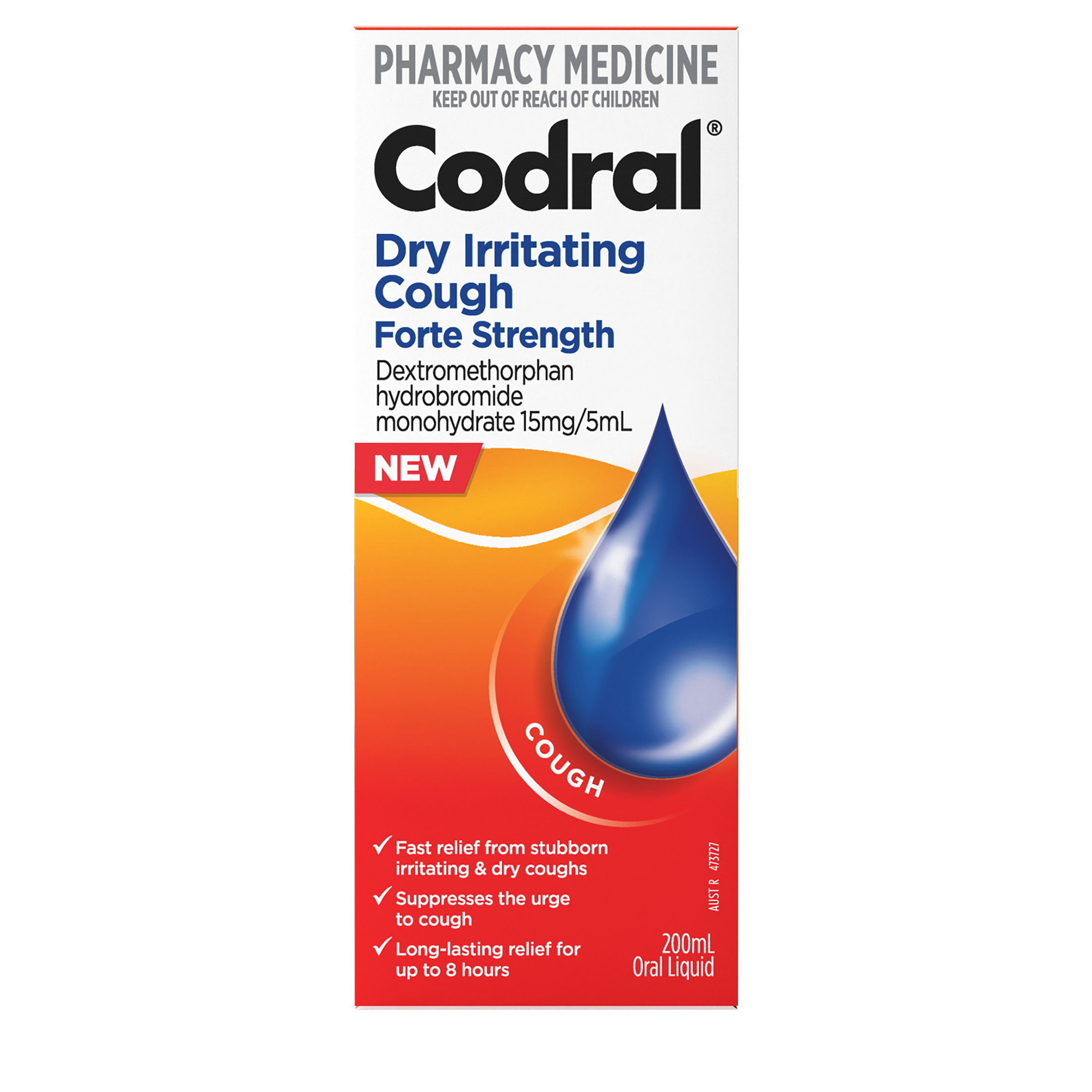 Codral Dry Irritating Cough Forte Strength 200ml - Image 1