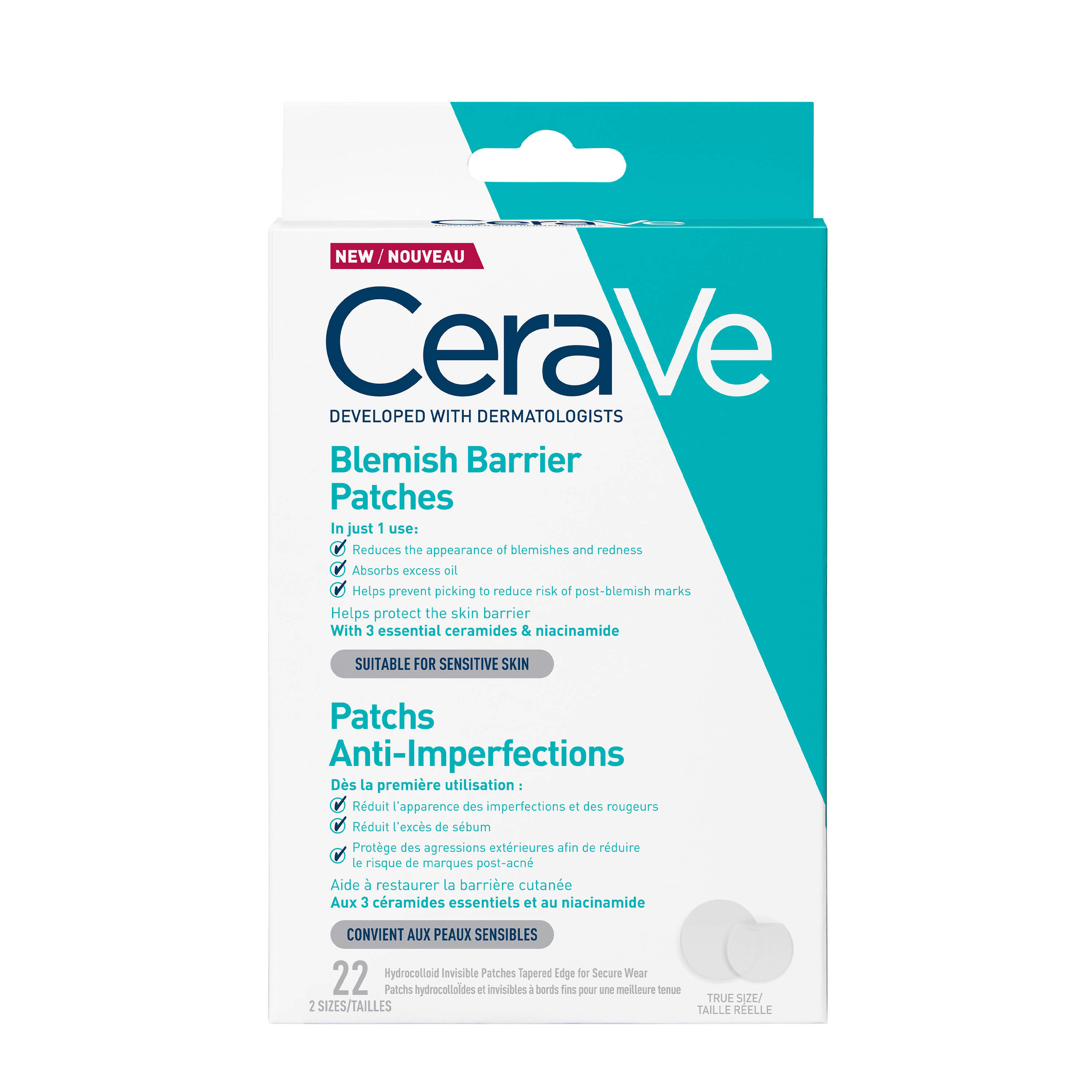 CeraVe Blemish Barrier Patches 22 patches - Image 1