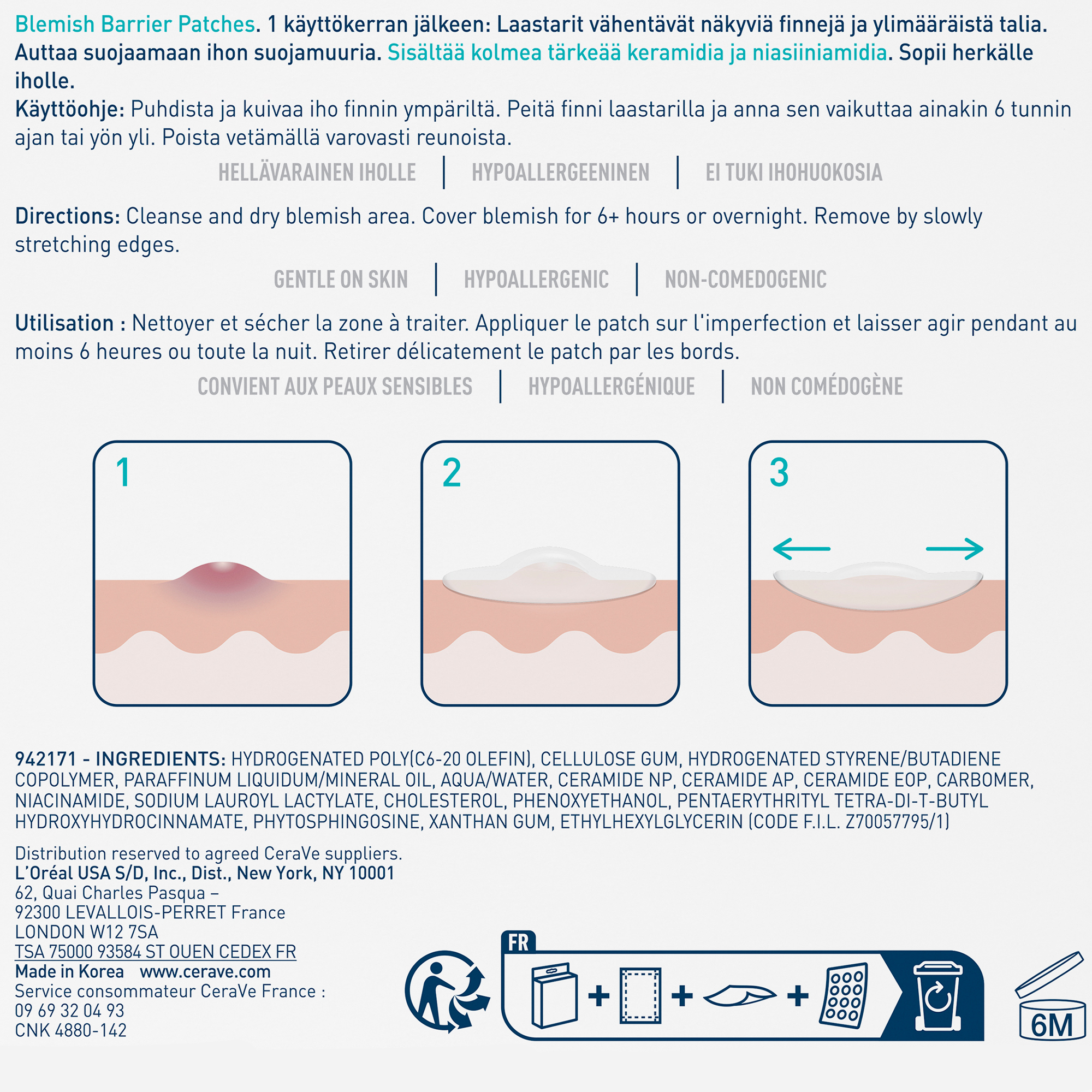 CeraVe Blemish Barrier Patches 22 patches - Image 3