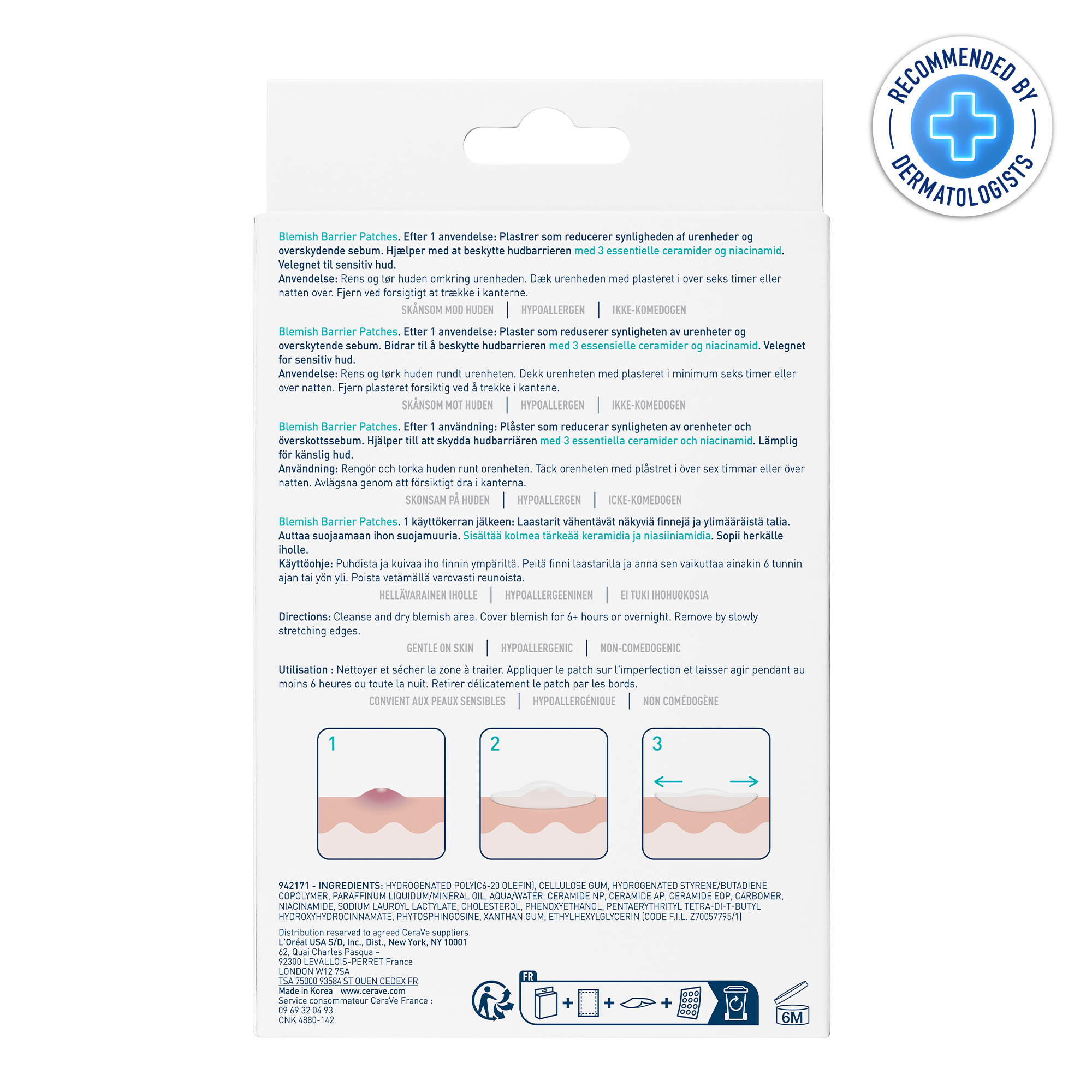 CeraVe Blemish Barrier Patches 22 patches - Image 2