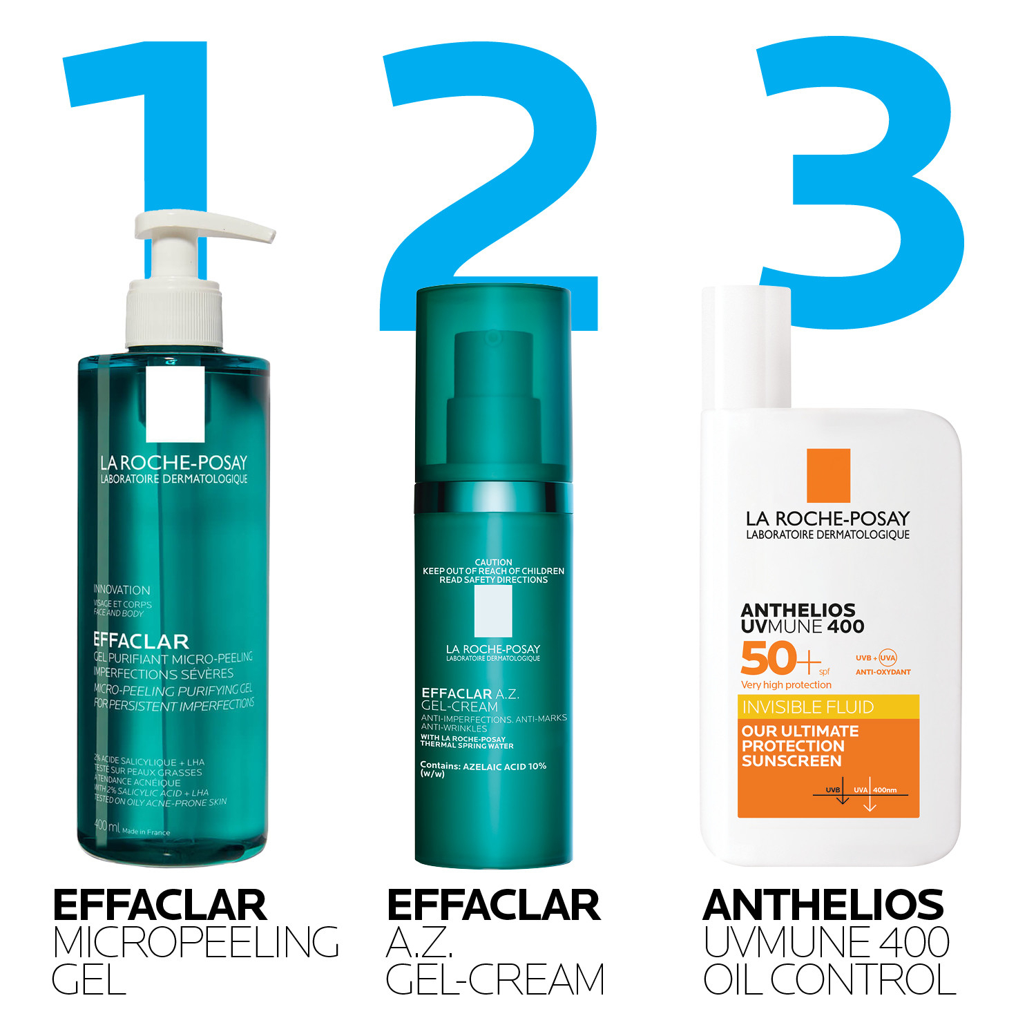 La Roche-Posay Effaclar A.Z. Gel Cream 40ml - Image 2