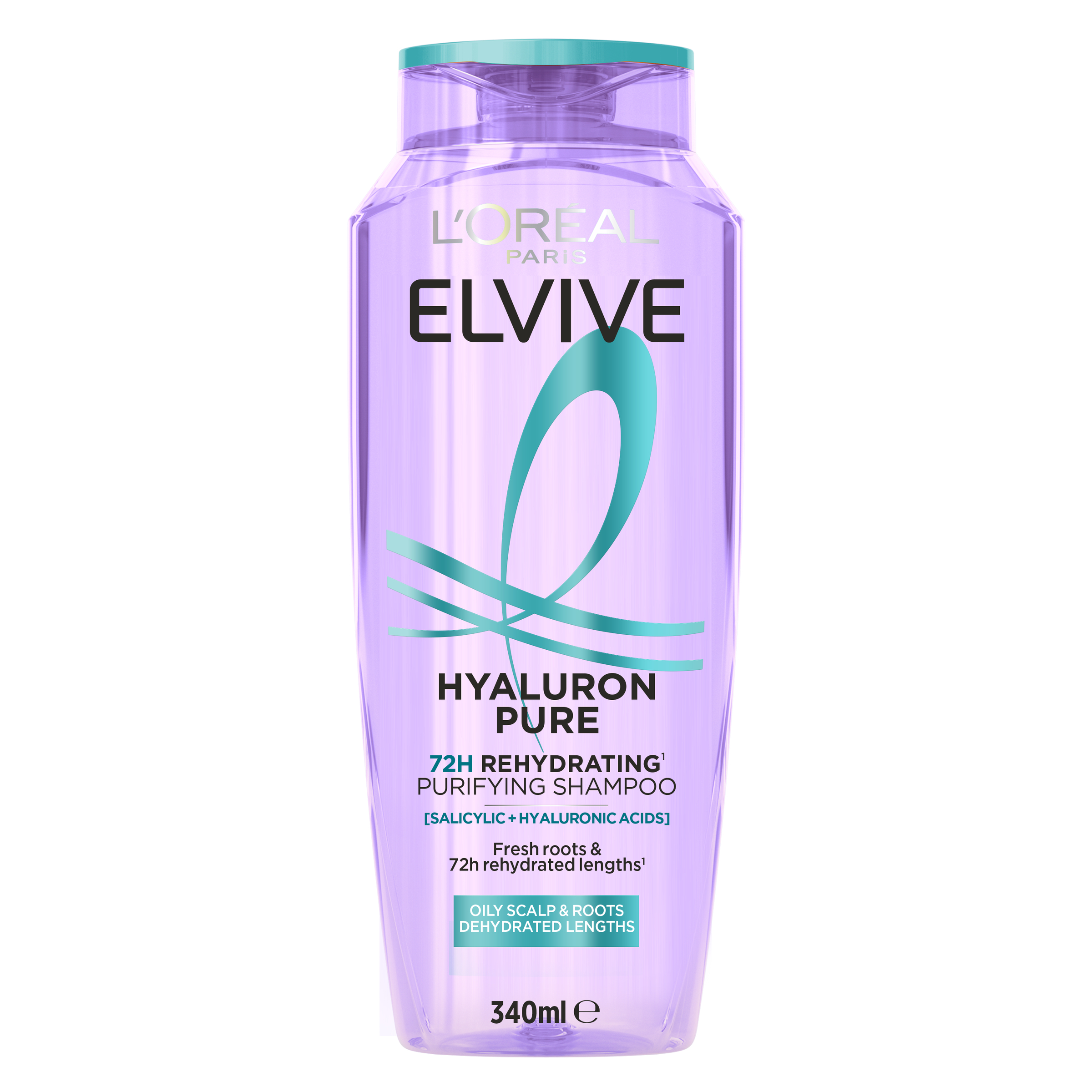 L'Oreal Paris Hyaluron Pure Shampoo 340ml - Image 1