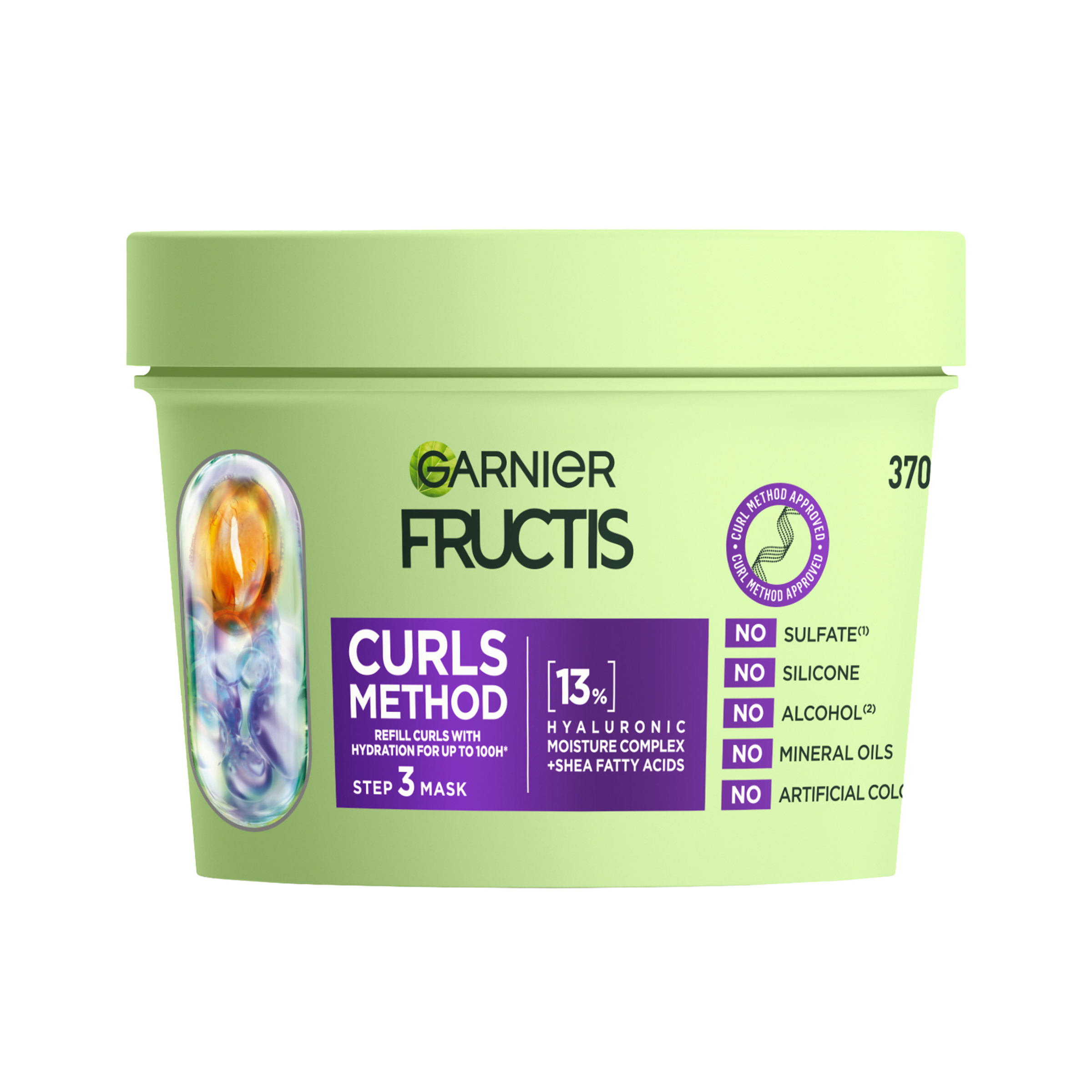 Garnier Fructis Curls Method Mask 370ml - Image 1